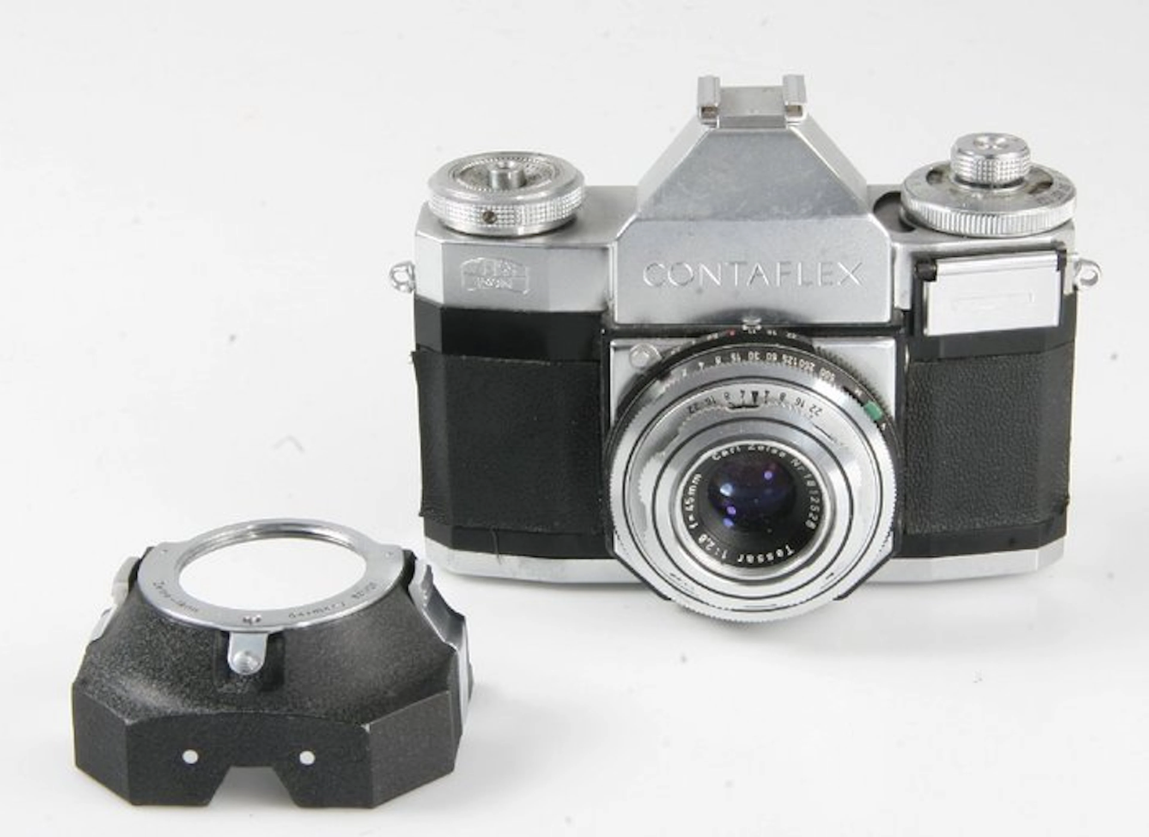 Zeiss Ikon Contaflex II met Tessar 2,8/45mm en...