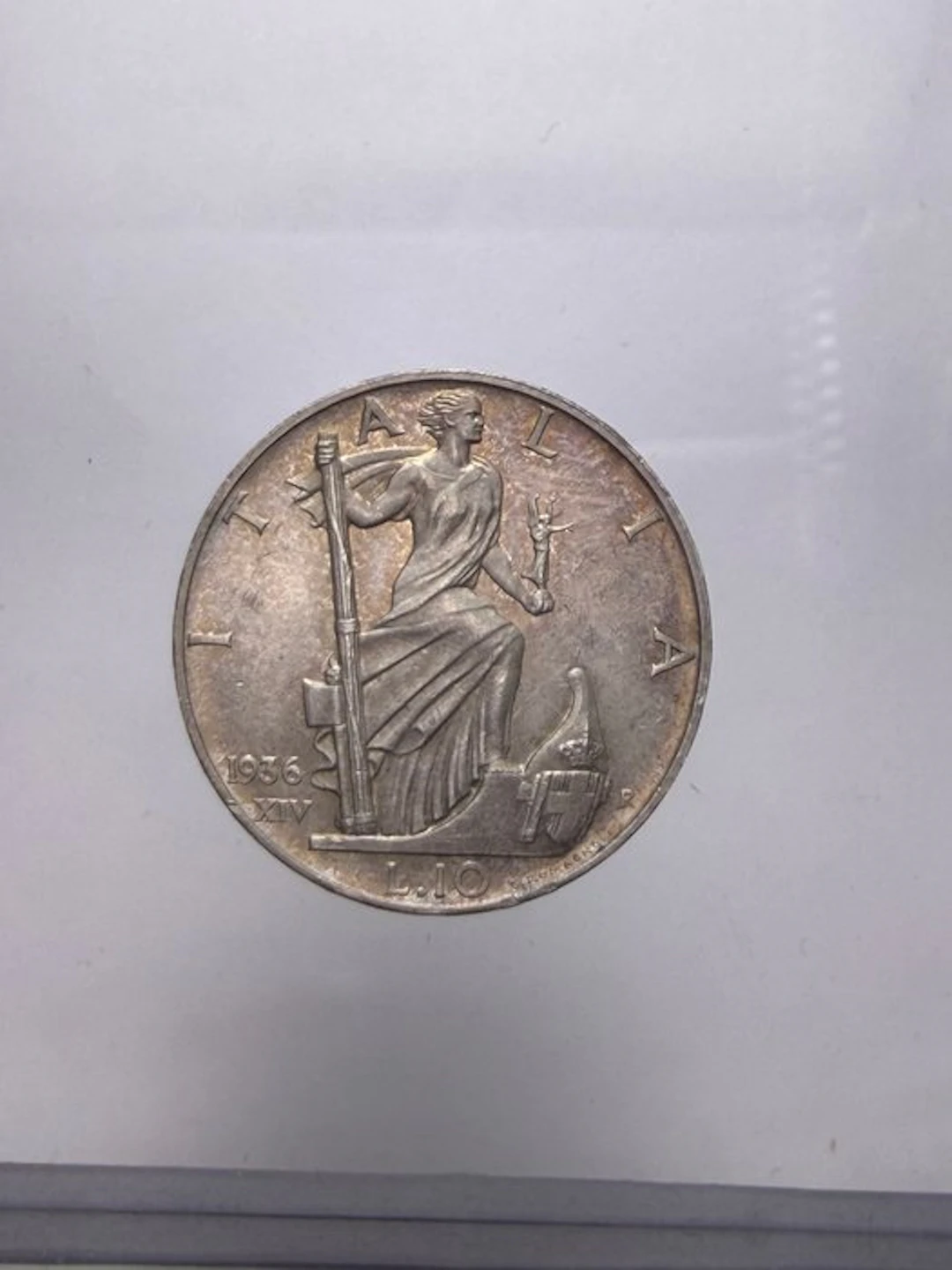 Italy, Kingdom Vittorio Emanuele III. 10 Lire 1936 (No reserve price)