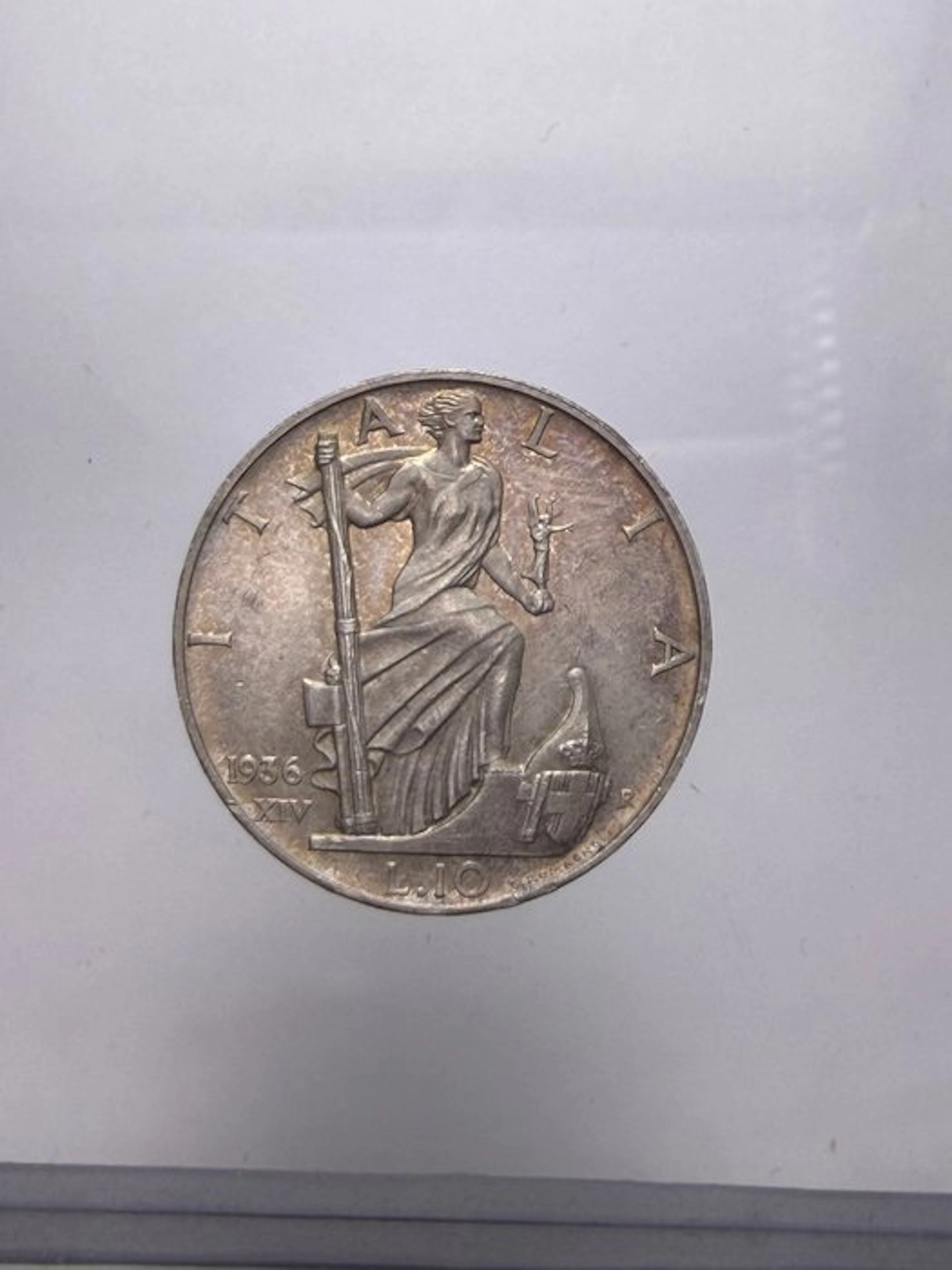 Italy, Kingdom Vittorio Emanuele III. 10 Lire 1936 (No reserve price)