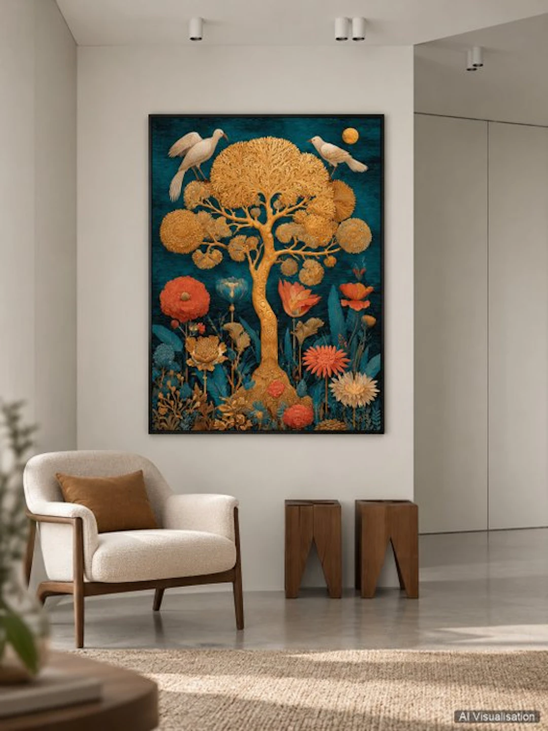 Alwwa Roma - Árbol de la Vida · Jardín dorado — XXL