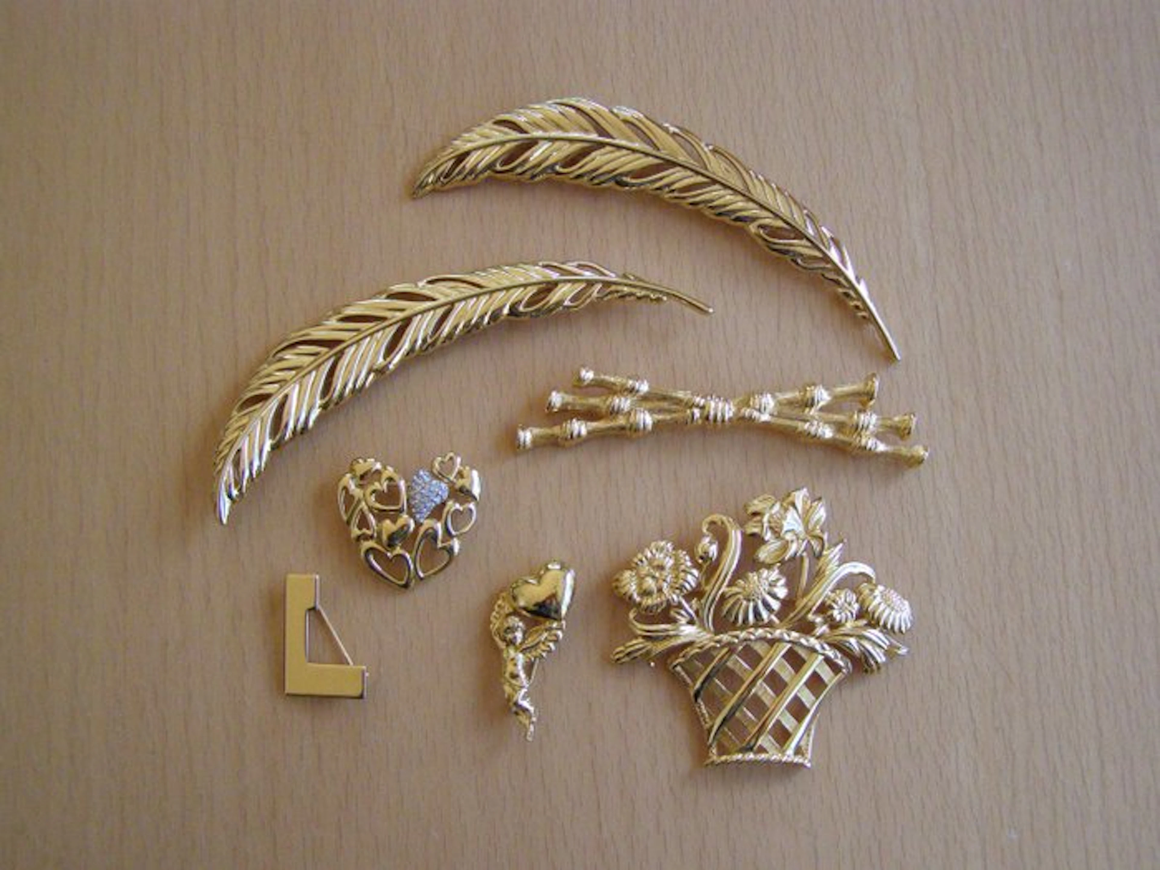 Monet - Gold-plated - Brooch - Festival of Monet