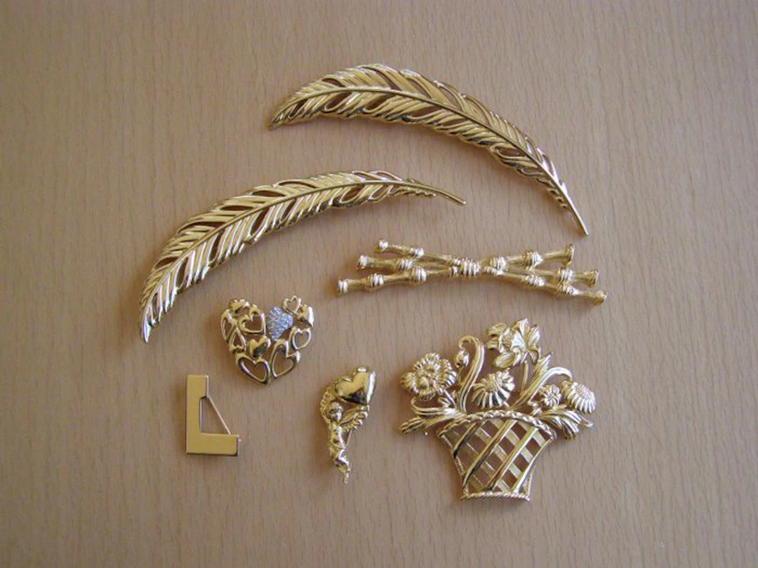 Monet - Gold-plated - Brooch - Festival of Monet