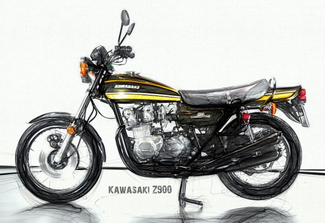 Luc Best - "Kawasaki Z900"