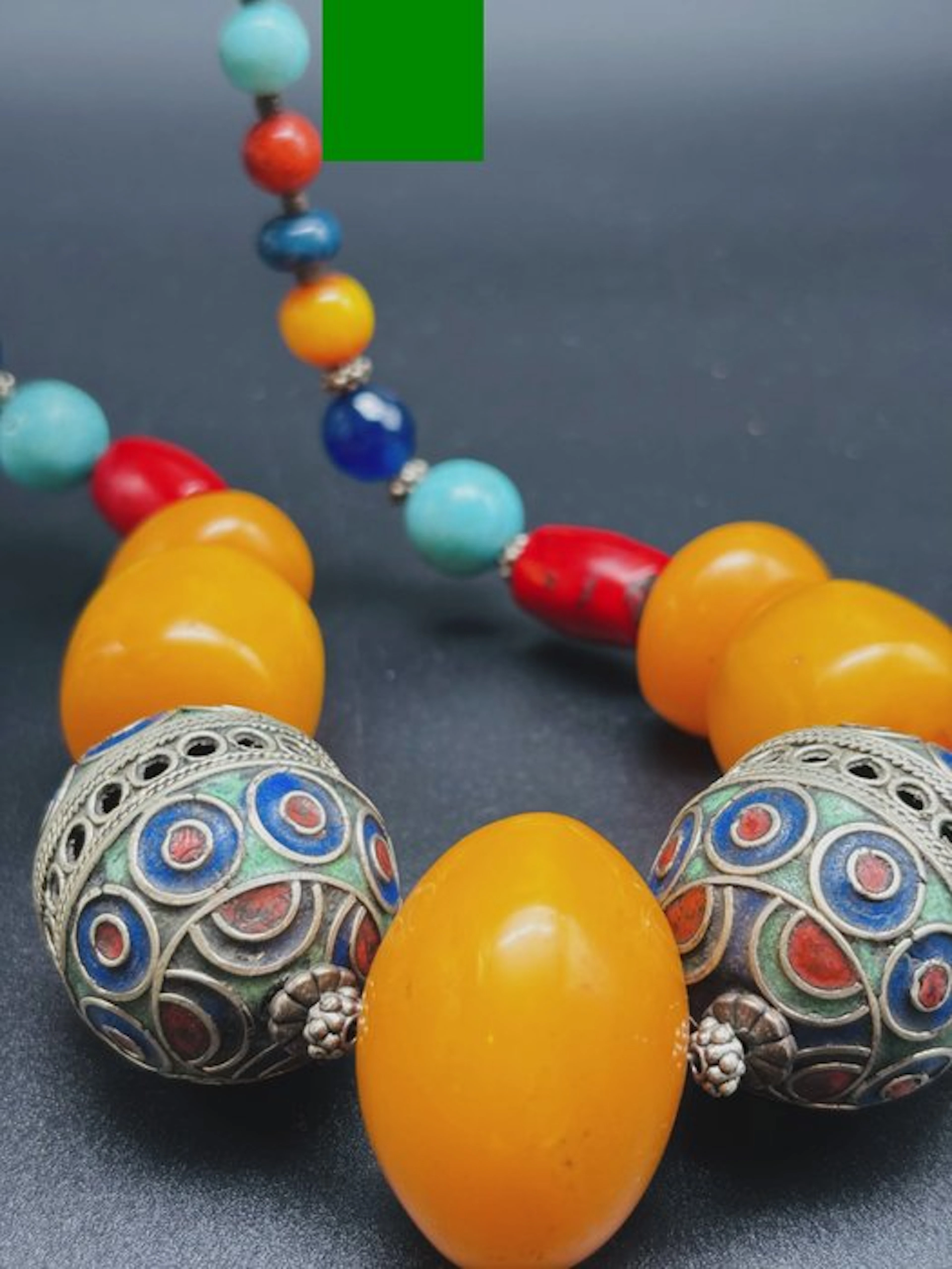 Tribal Silver-alloy TAZRA (26cm) - Berbères (ou...