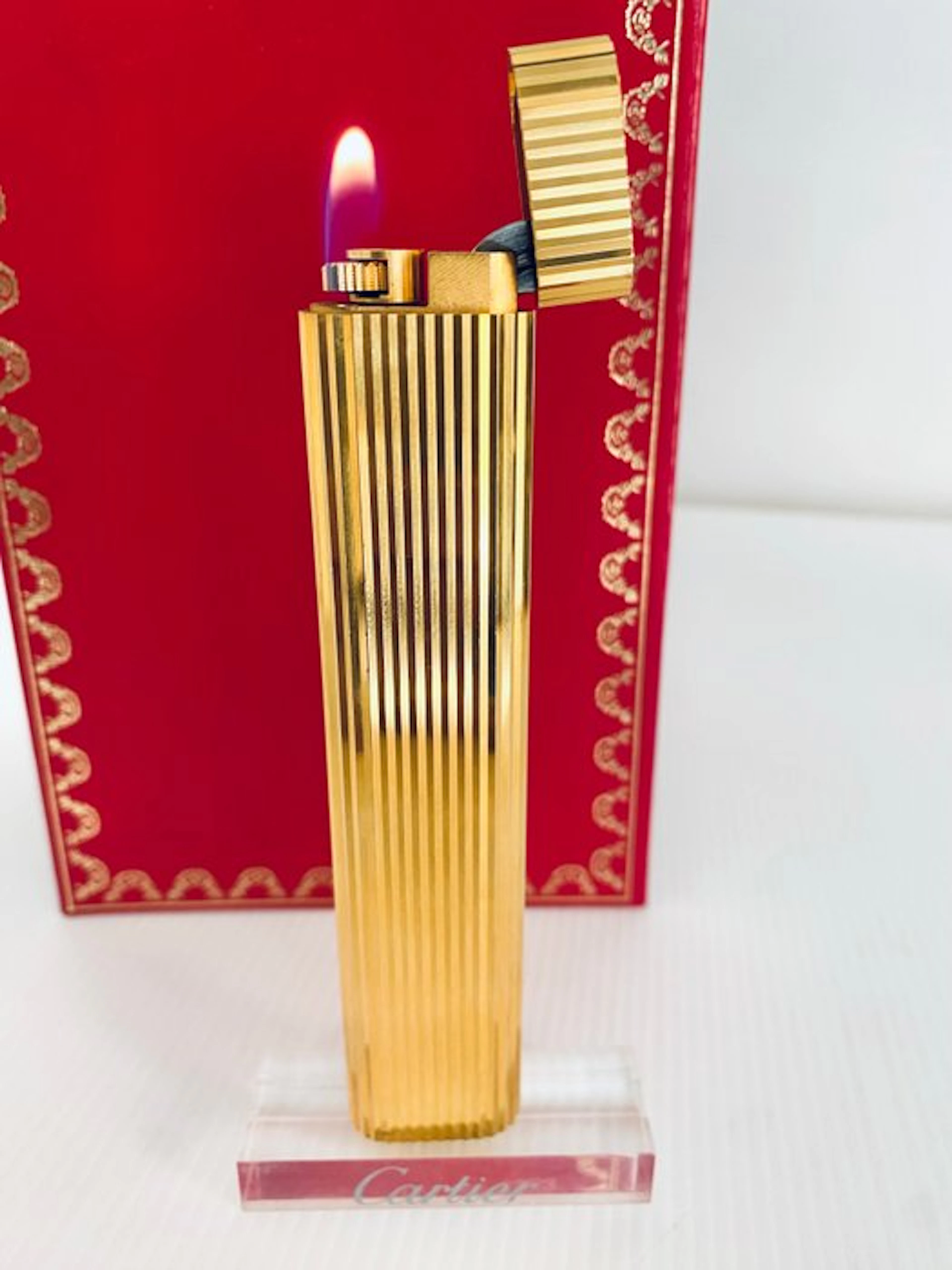 Cartier - table lighter - Table lighter - Gold-plated