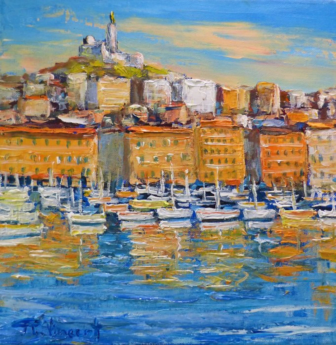 R. Vincent (1954) - Le port de Marseille en Provence cote...