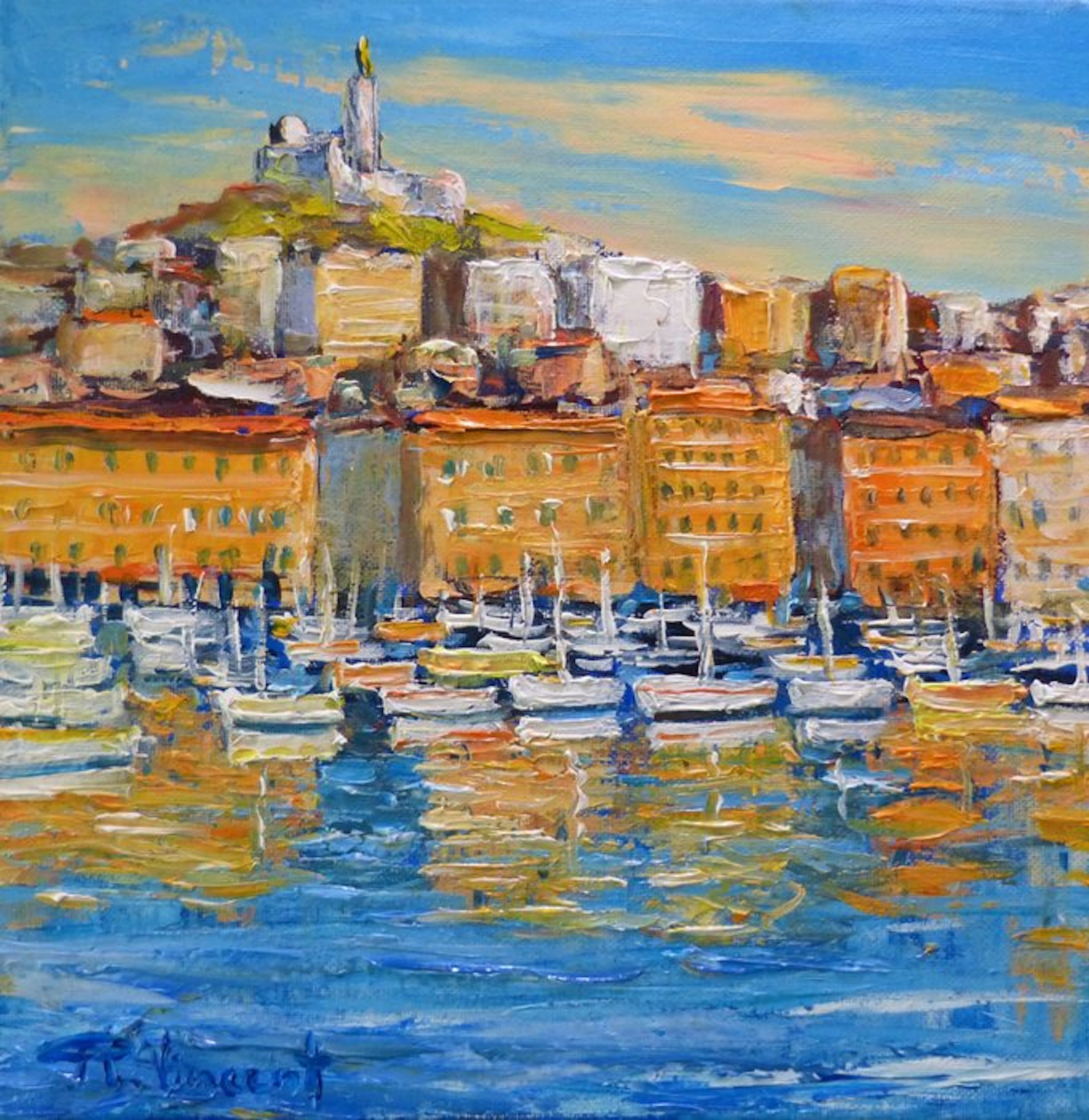 R. Vincent (1954) - Le port de Marseille en Provence cote...