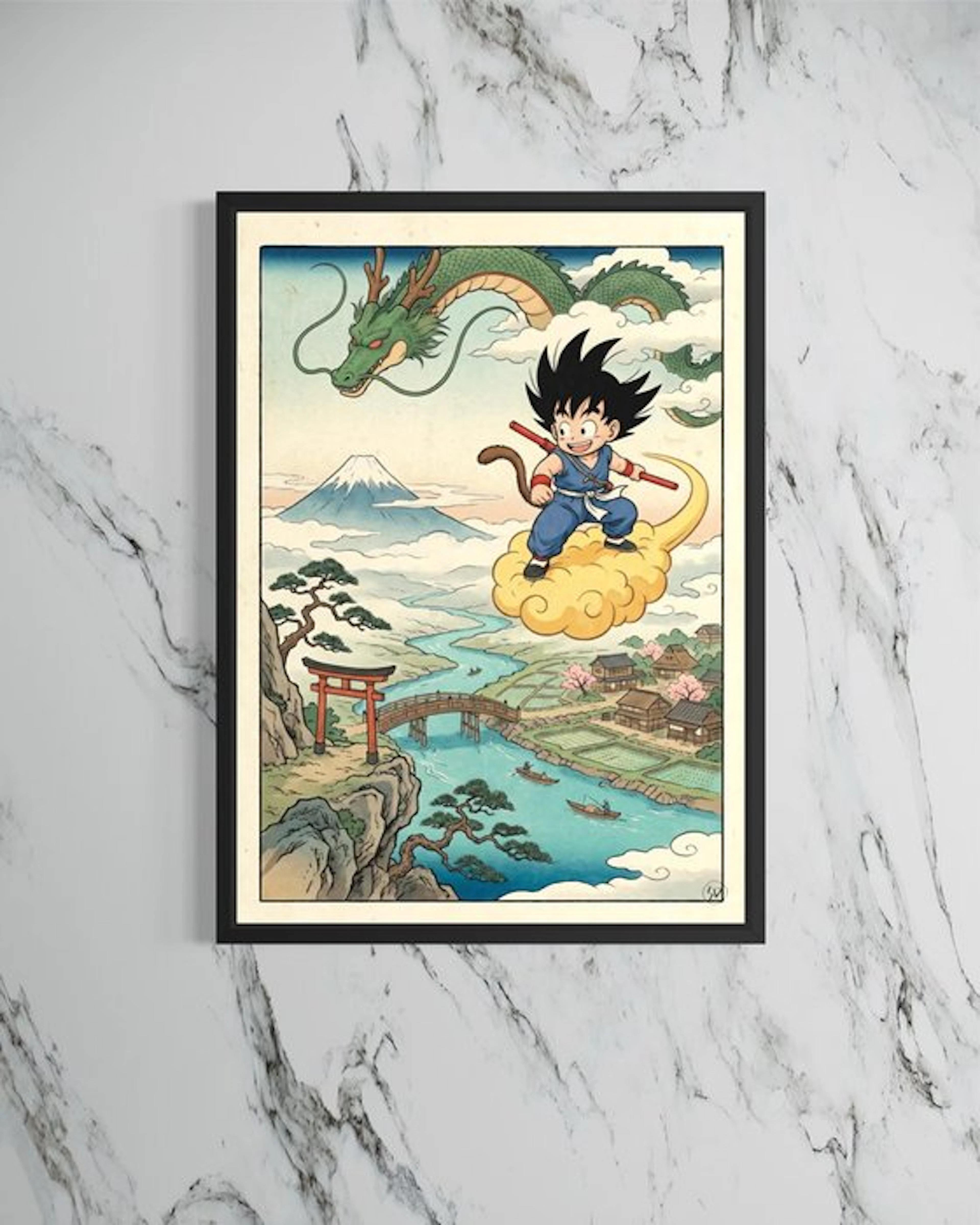 SDIMART 1996 - Goku & Dragon Shenron Kawaguchi Lake 河口湖 Limited Edition w/COA
