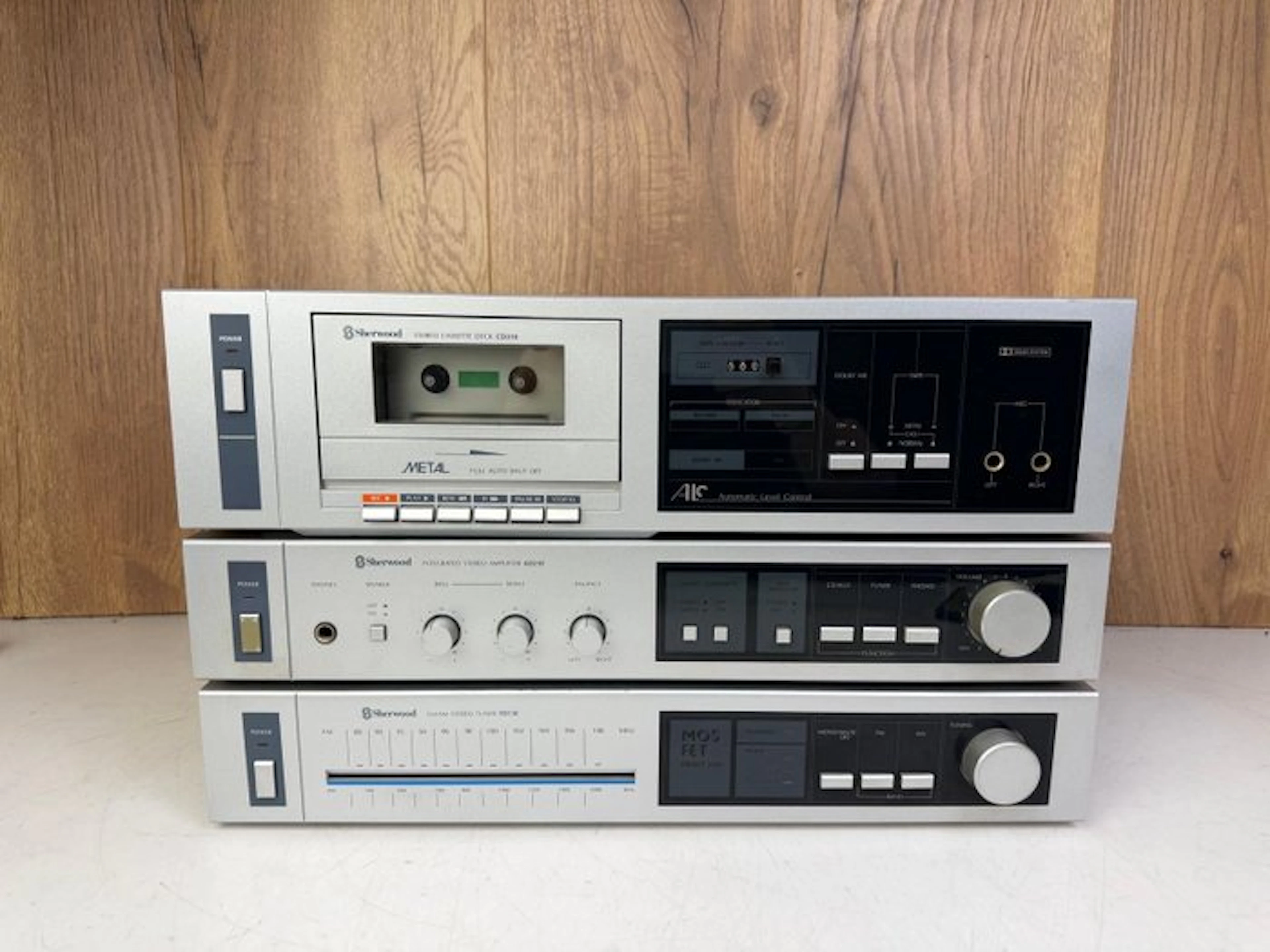 Sherwood - AD210 Integrated Amplifier + CD310 Cassette...