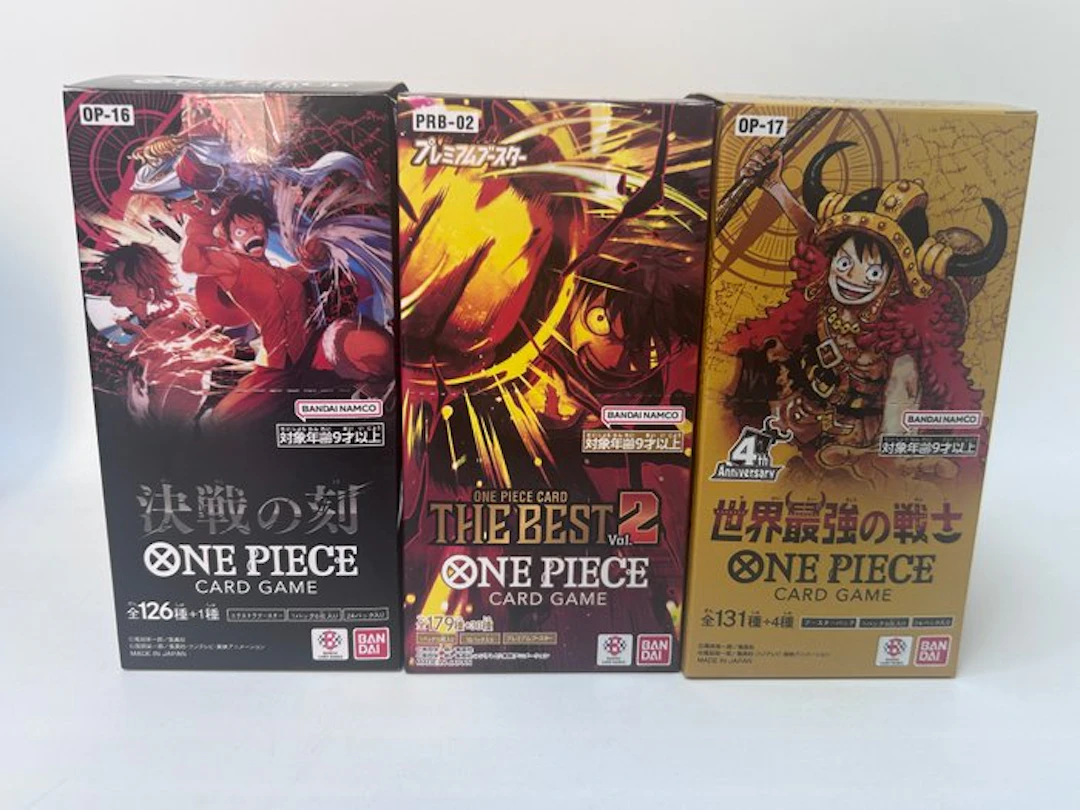 Bandai - 3 Booster box - One Piece - 3 Sealed Japanese...