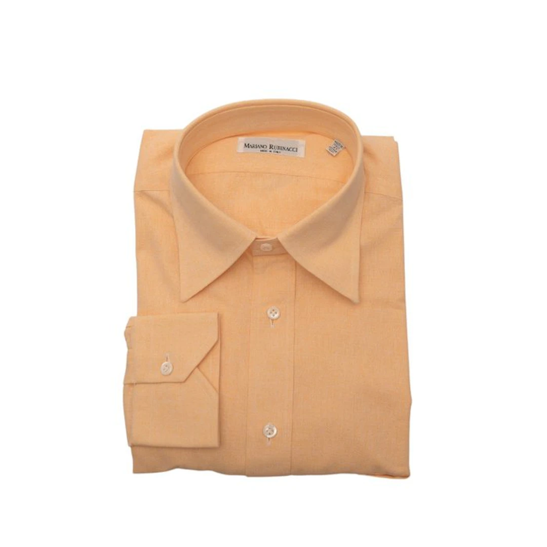 RUBINACCI NAPOLI - 15.75 - 40 - Shirt Peach Point Collar...