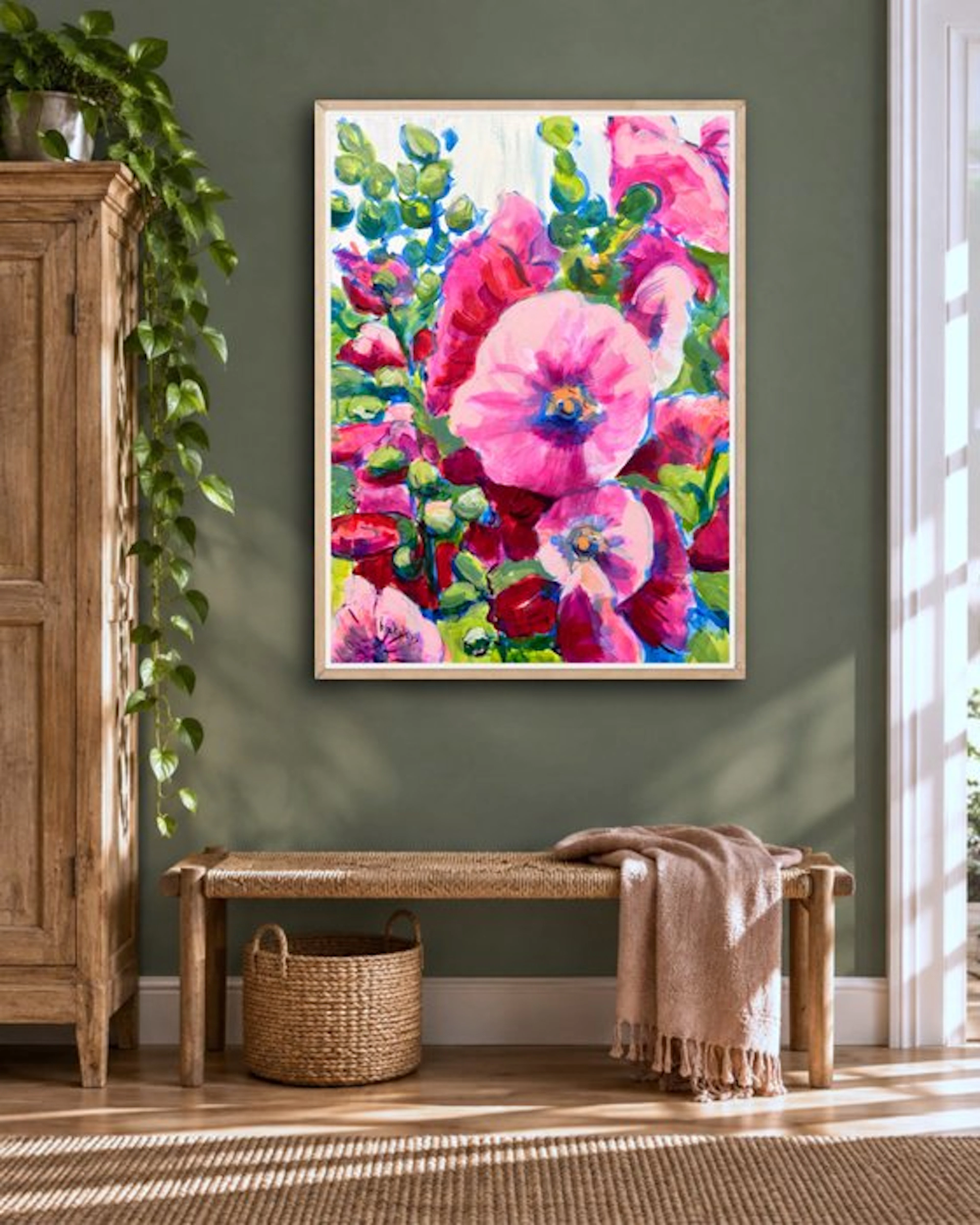Brooksby - Always Hollyhocks