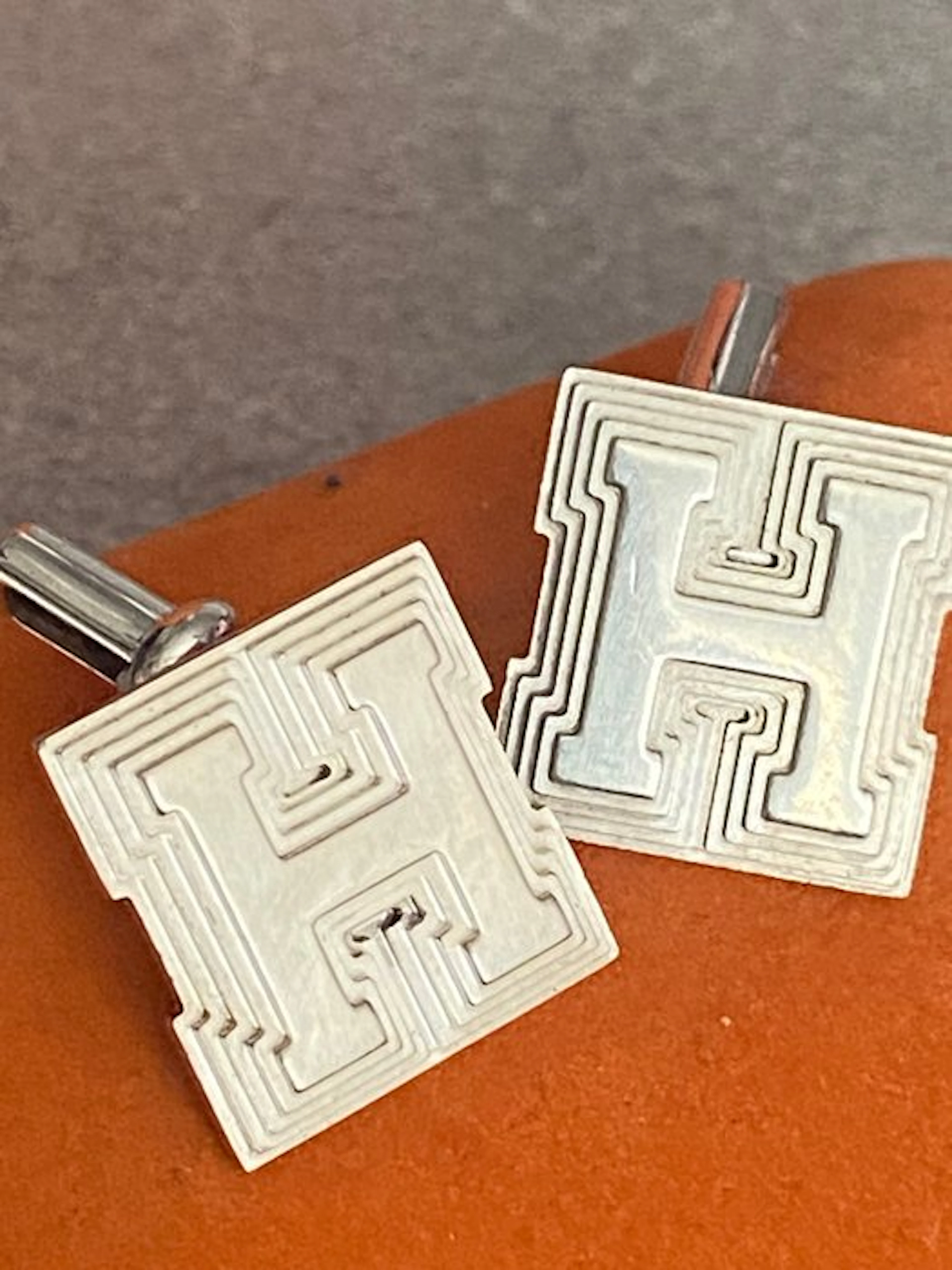 Hermès - 3D. sterling silver 925 - Cufflinks