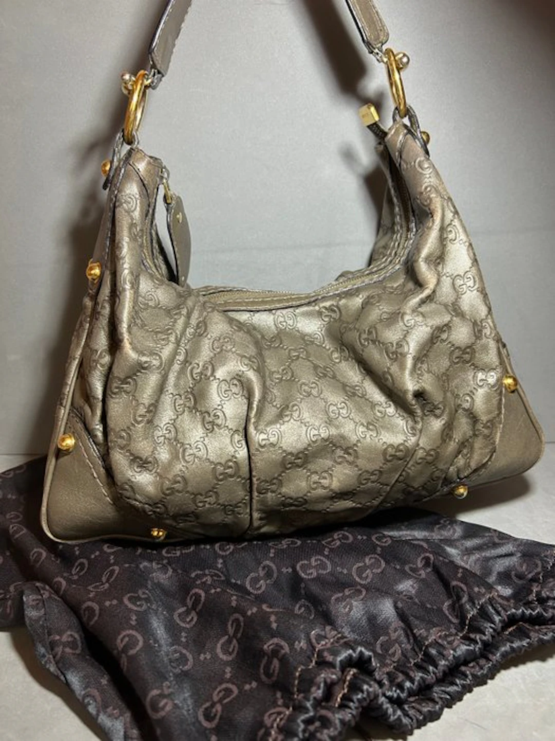 Gucci - Hobo GG emboss - Evening bag