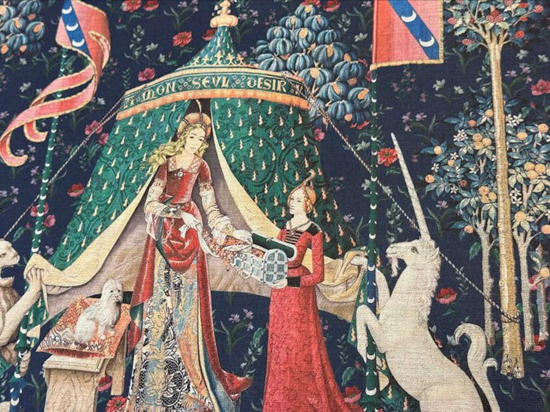 The Unicorn's Enchanted Garden - Upholstery fabric - 3 cm - 2.8 cm