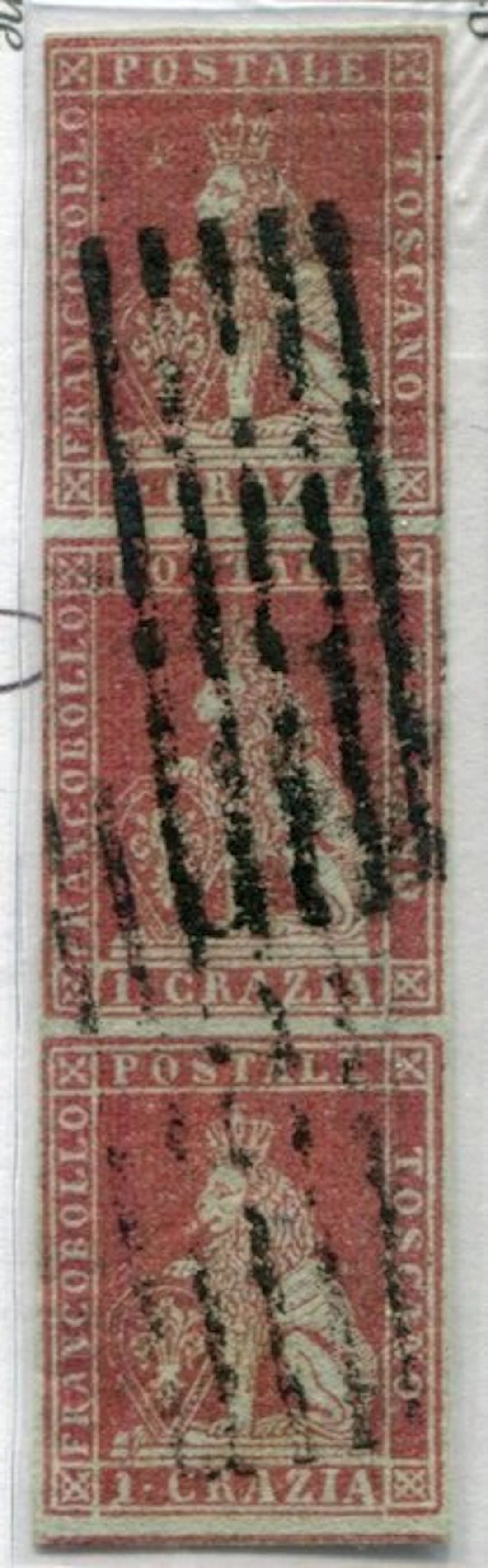Italian Ancient States - Tuscany 1851 - 1 crazia 1st...