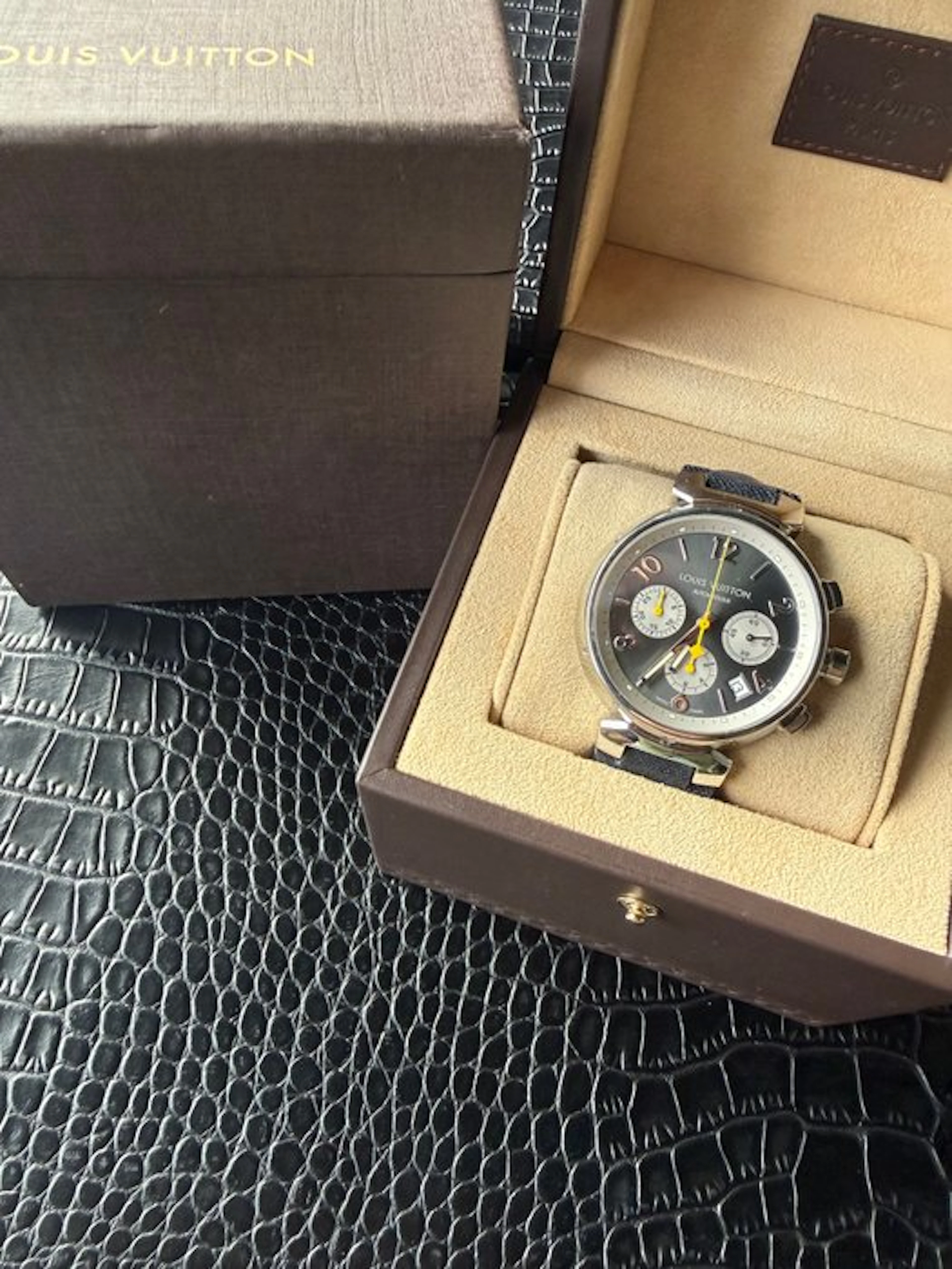 Louis Vuitton - Tambour Chrono - Q1120 - Men - 2000-2010