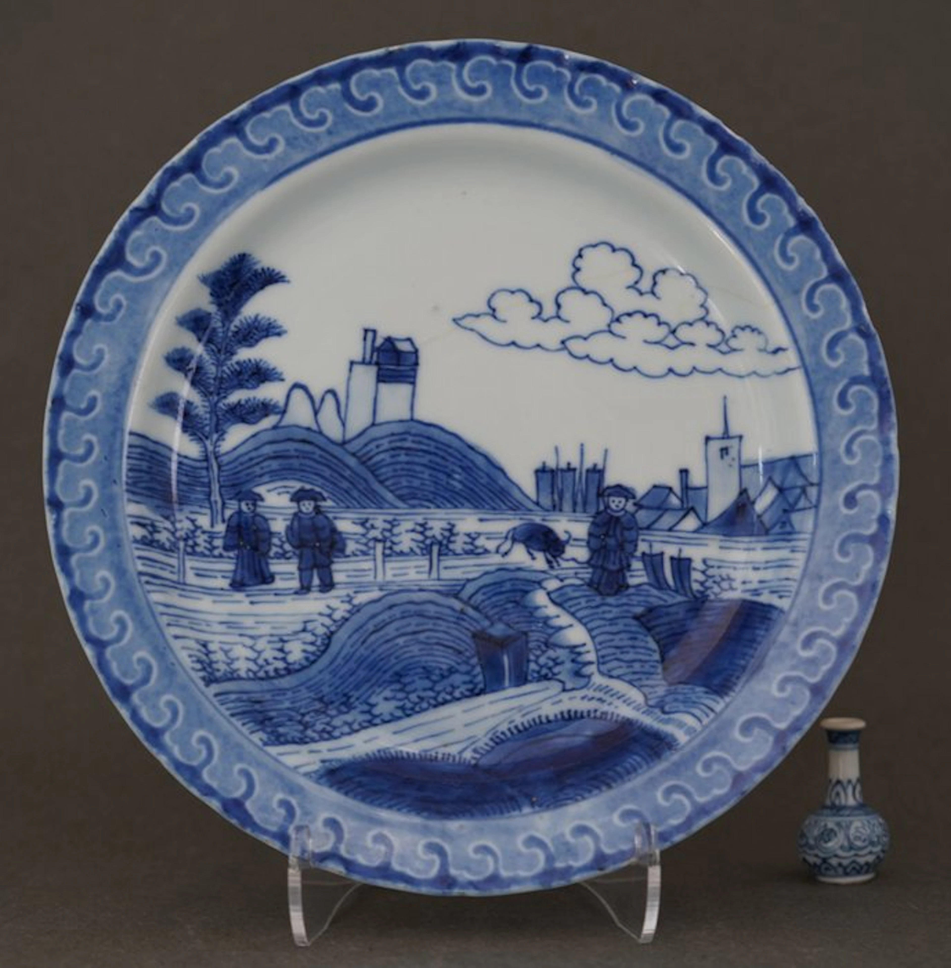 Kangxi (1662-1722) - Deshima Island or Scheveningen Plate