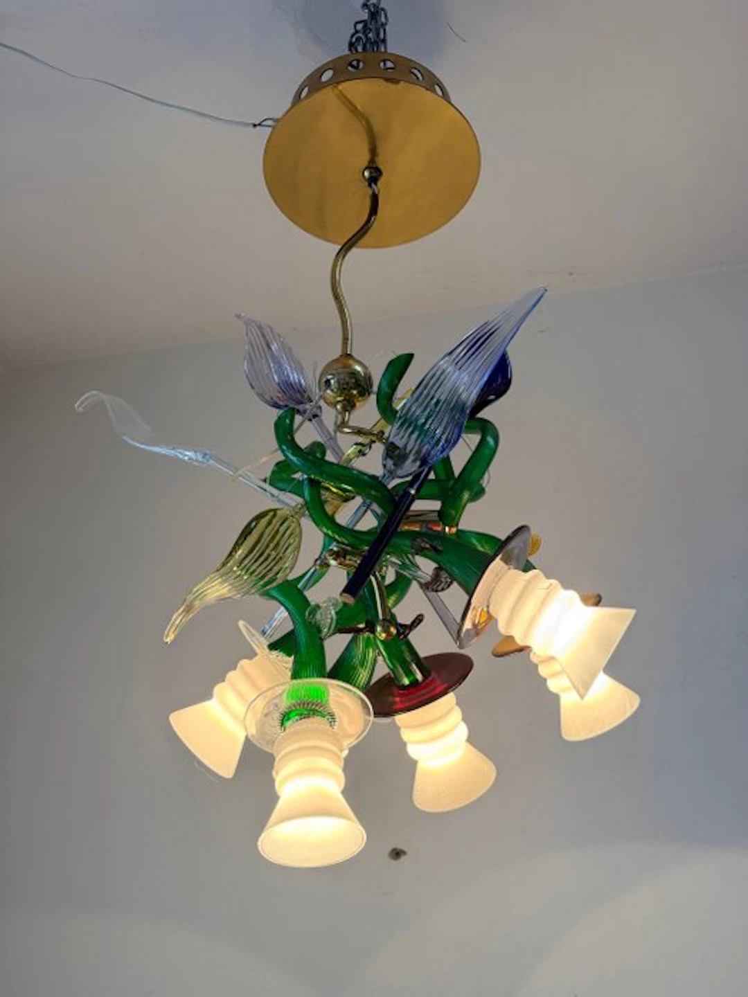 Driade - Borek Sipek - Chandelier - Luigi I - Murano glass - Series "Follies"