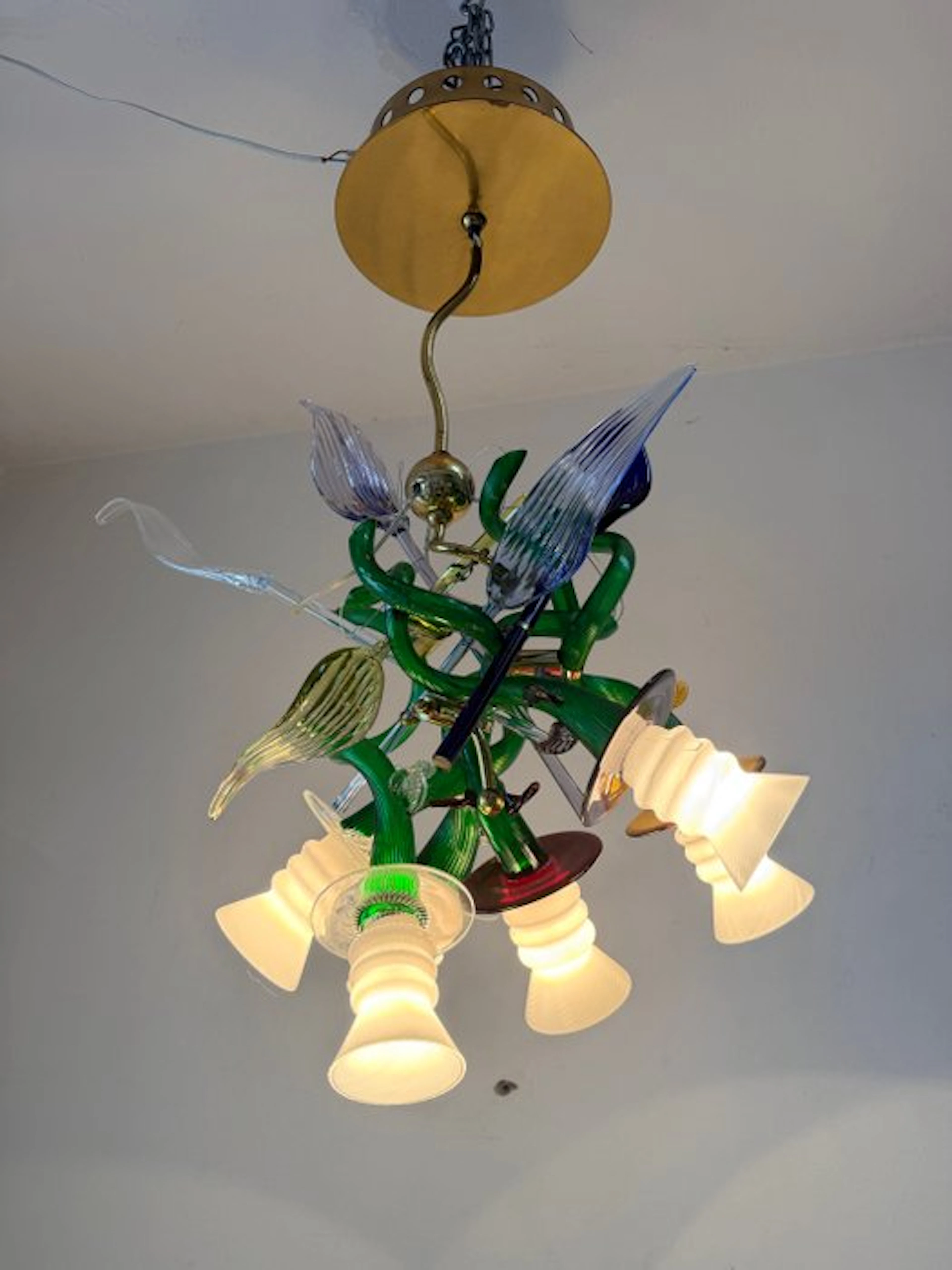 Driade - Borek Sipek - Chandelier - Luigi I - Murano glass - Series "Follies"