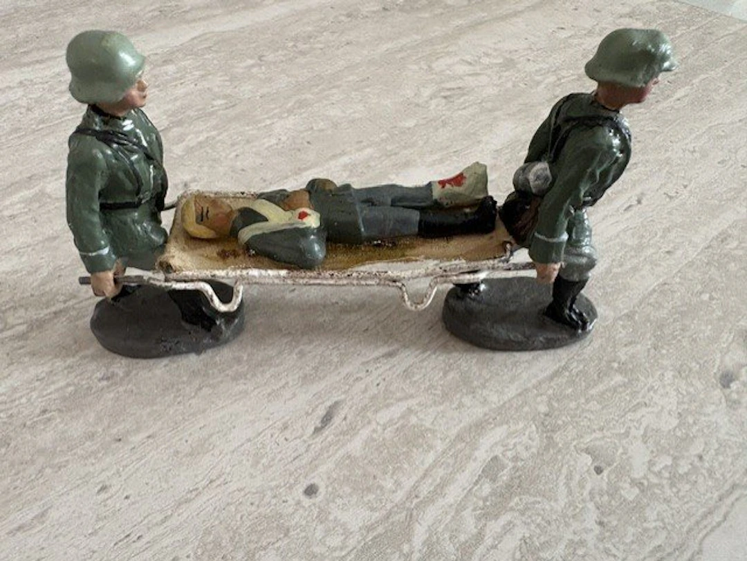 Elastolin - Figure - soldat elastolin x3 service medical...