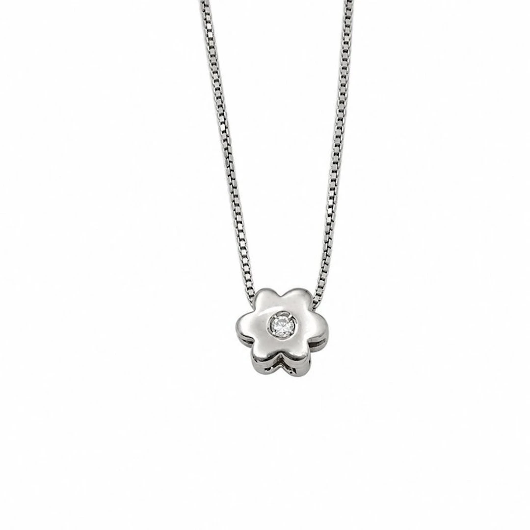 Necklace with pendant - 18 kt