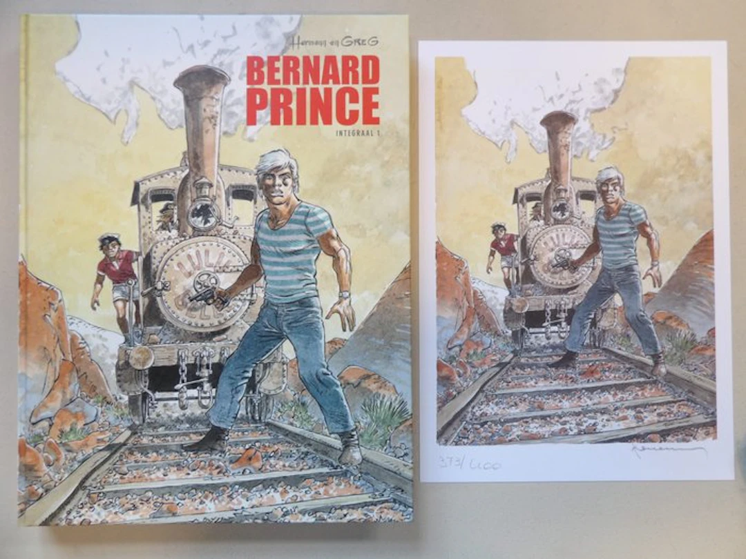 Bernard Prince - integraal 1 - luxe hc + prent - oplage...