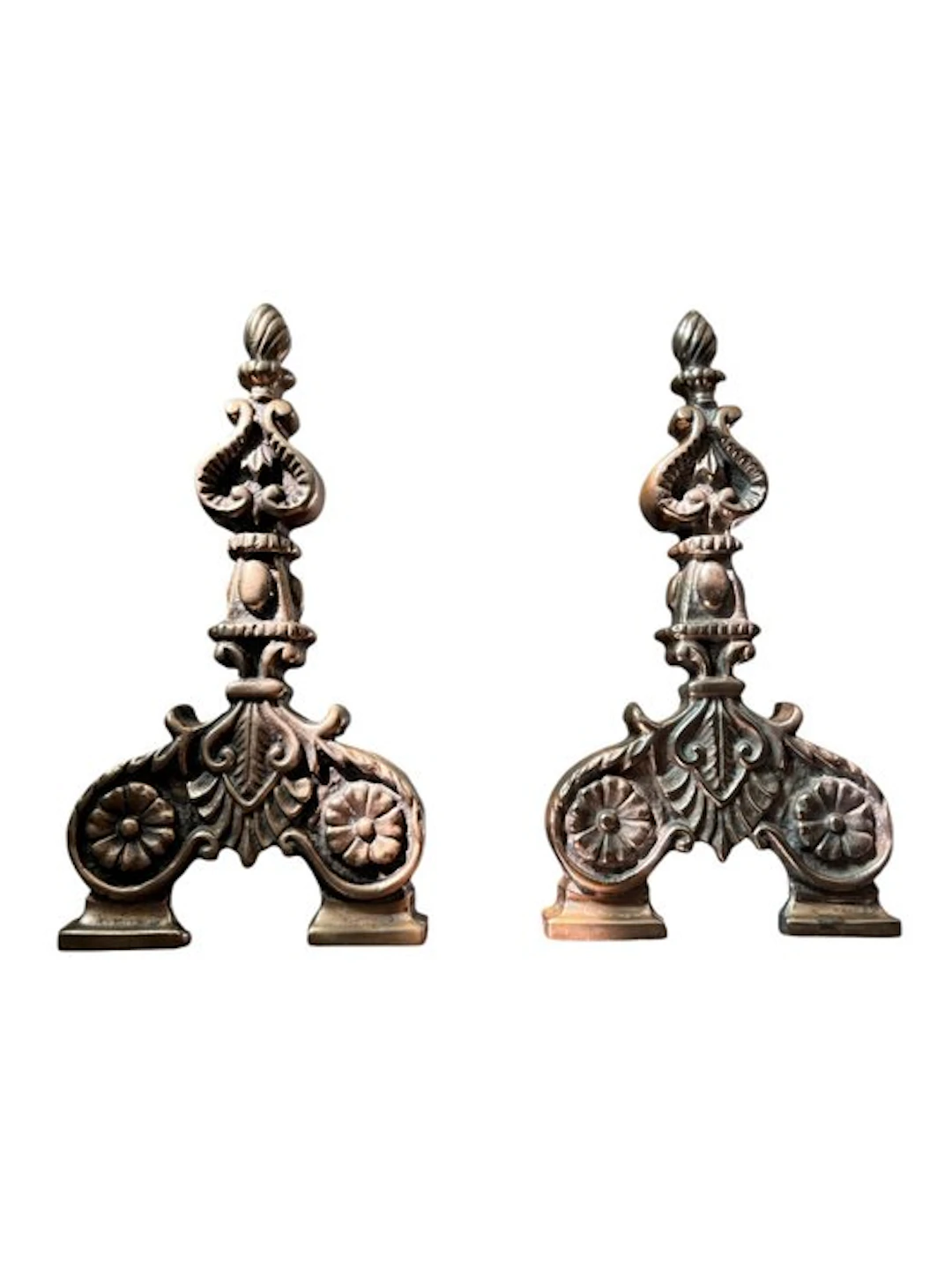 Andiron - Gilt bronze - Louis XV