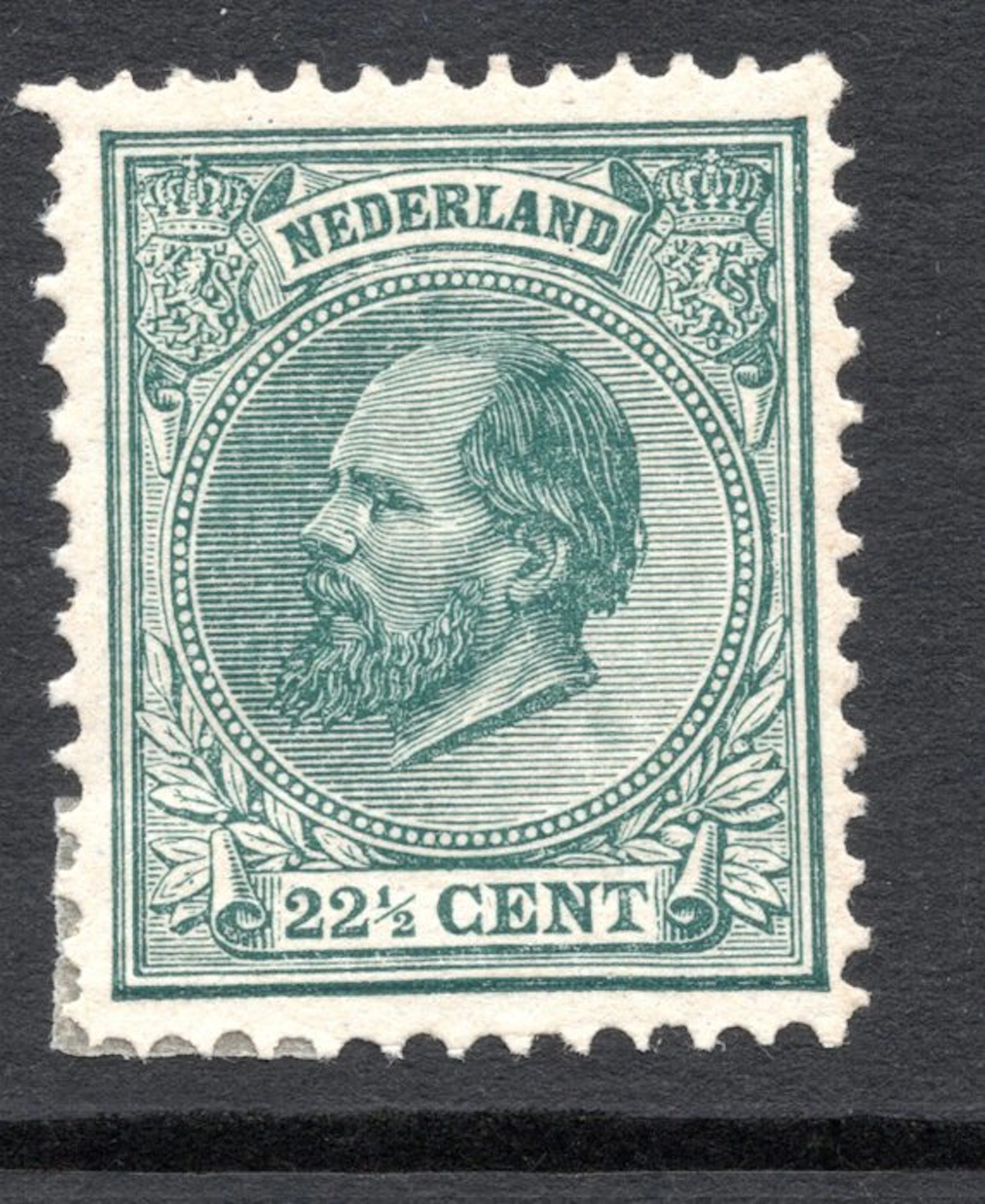 Netherlands 1888 - 22.5 cent King William III - Free...