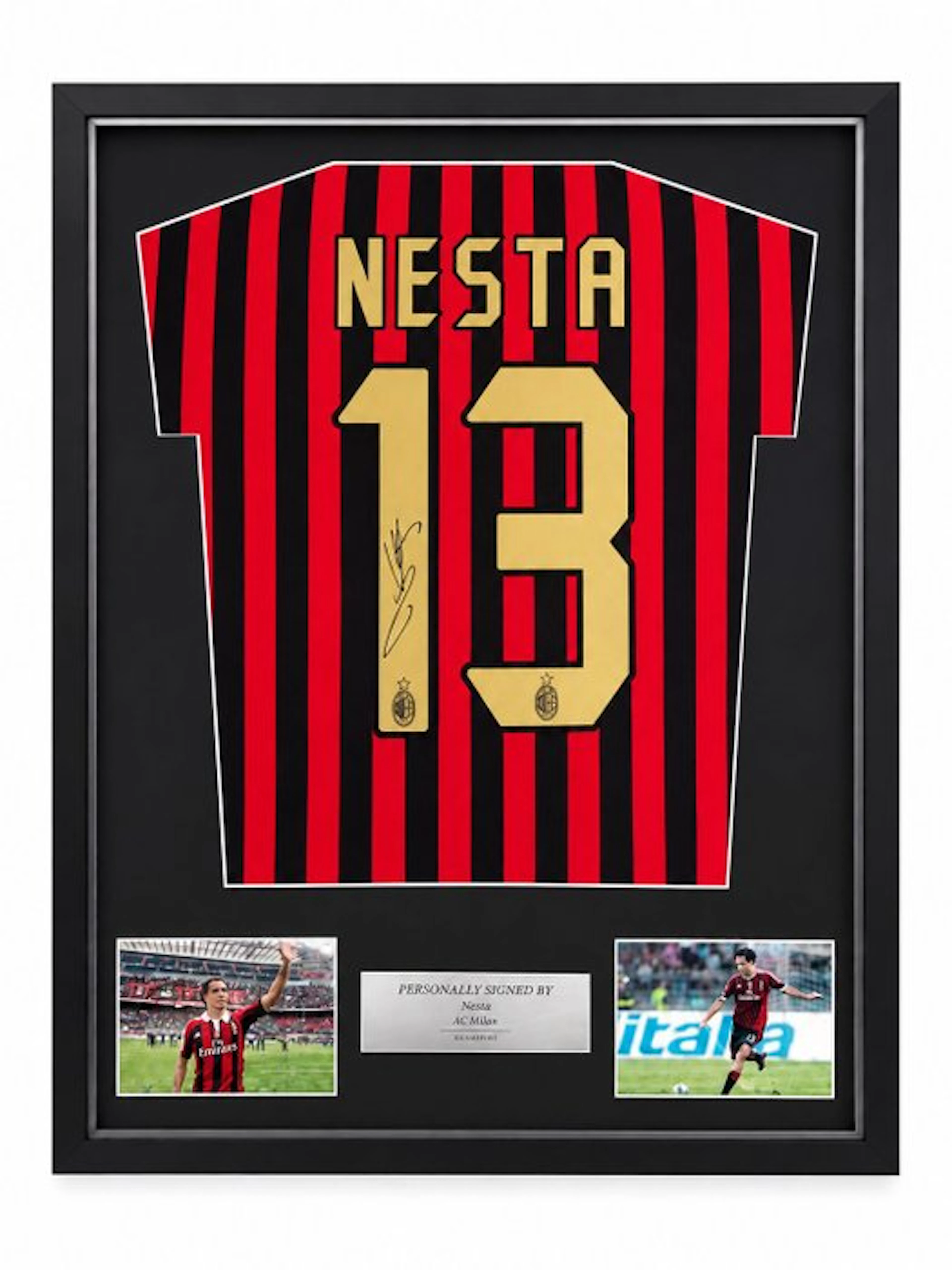 AC Milan - European Football League - Nesta - Football jersey