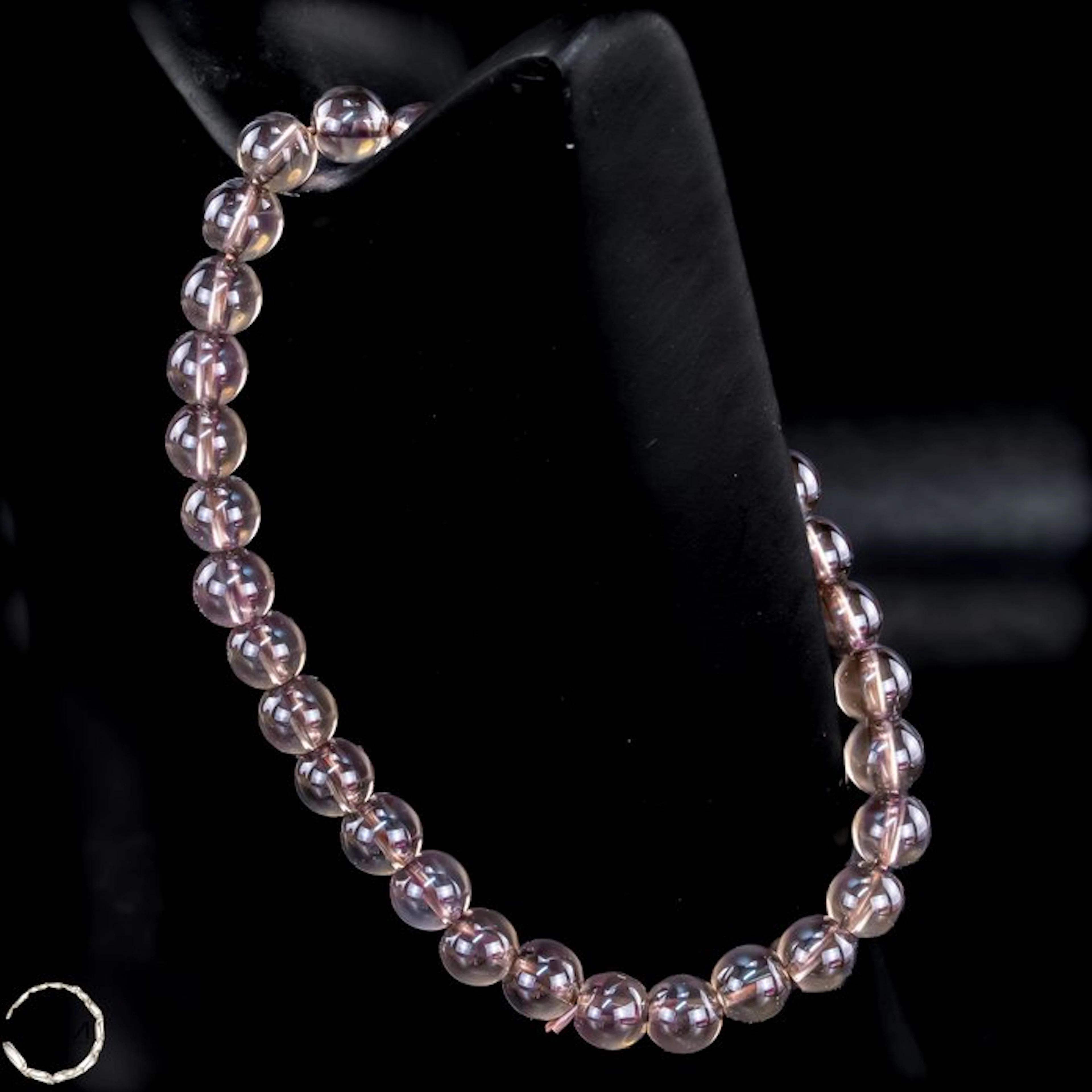 Natural smoky quartz gemstone bracelet – high-quality...