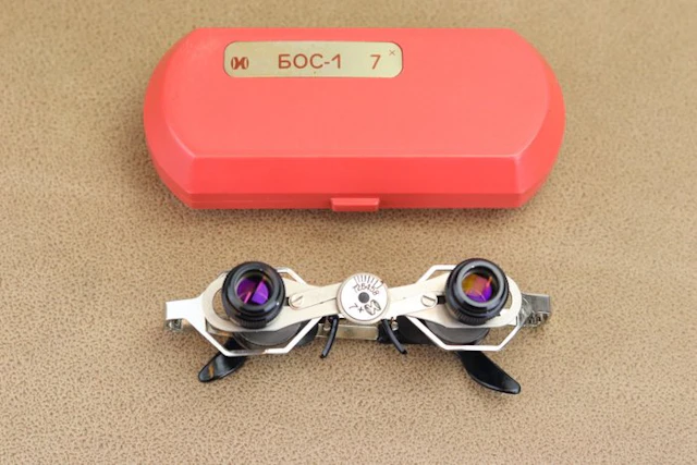 Binoculars - Russische Fernglasbrille BОS-1 7×...