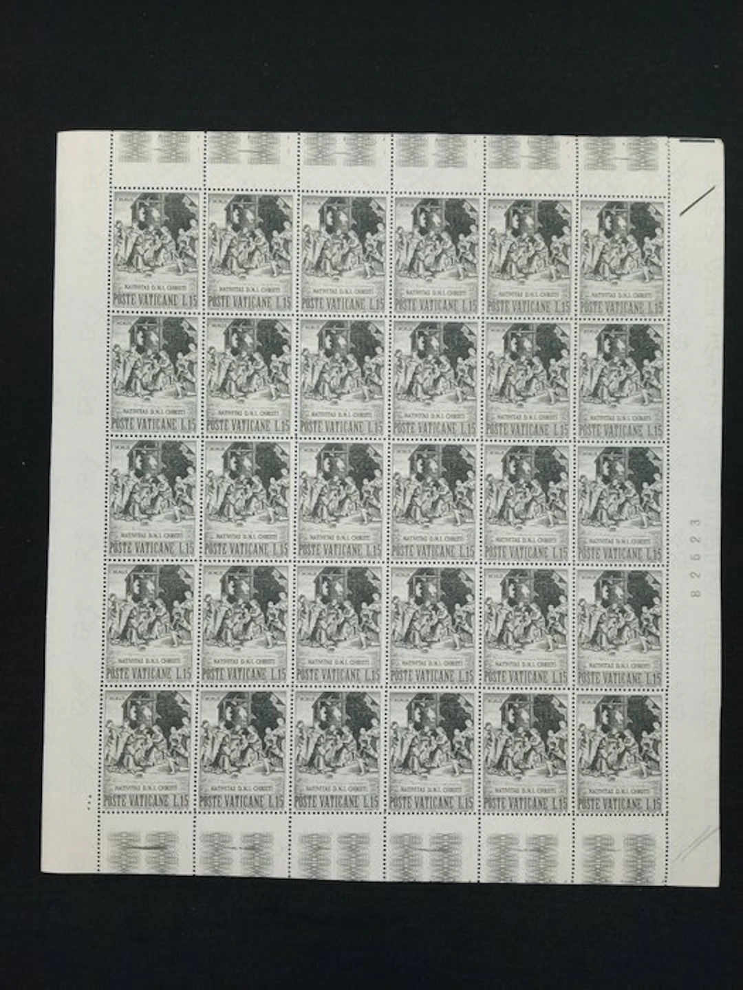 Vatican City - Set of 50 full sheets of new rubber, VAT included, A1