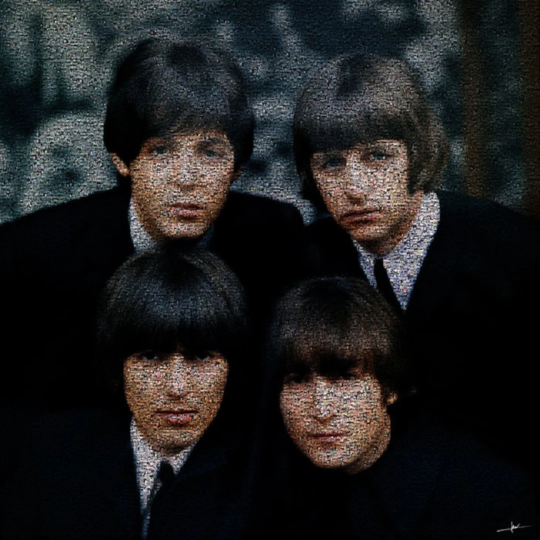 David Law (1967) - Crypto The Beatles - Format XL 60x60