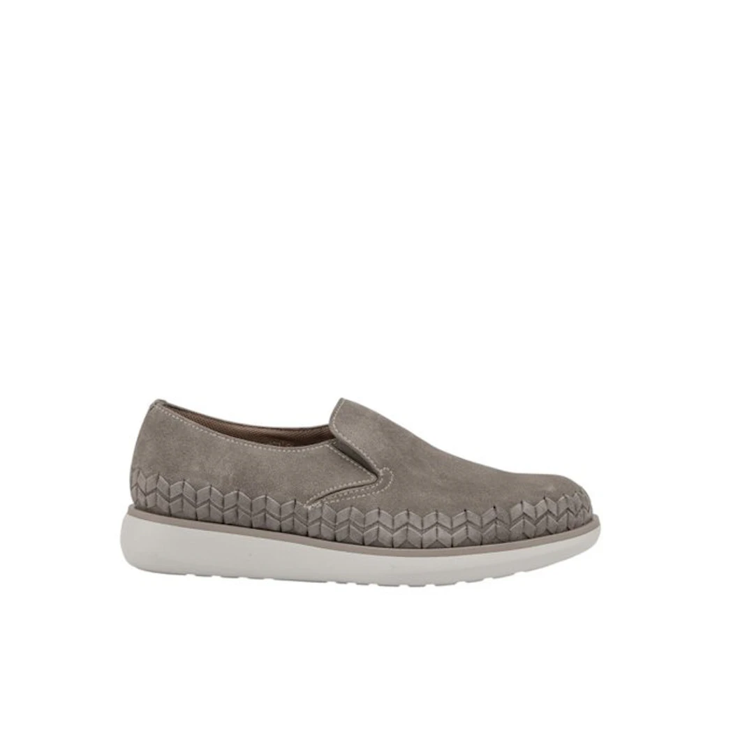 GIORGIO ARMANI - 6 UK - 40 IT Sneaker Shoes Slip-On Taupe...
