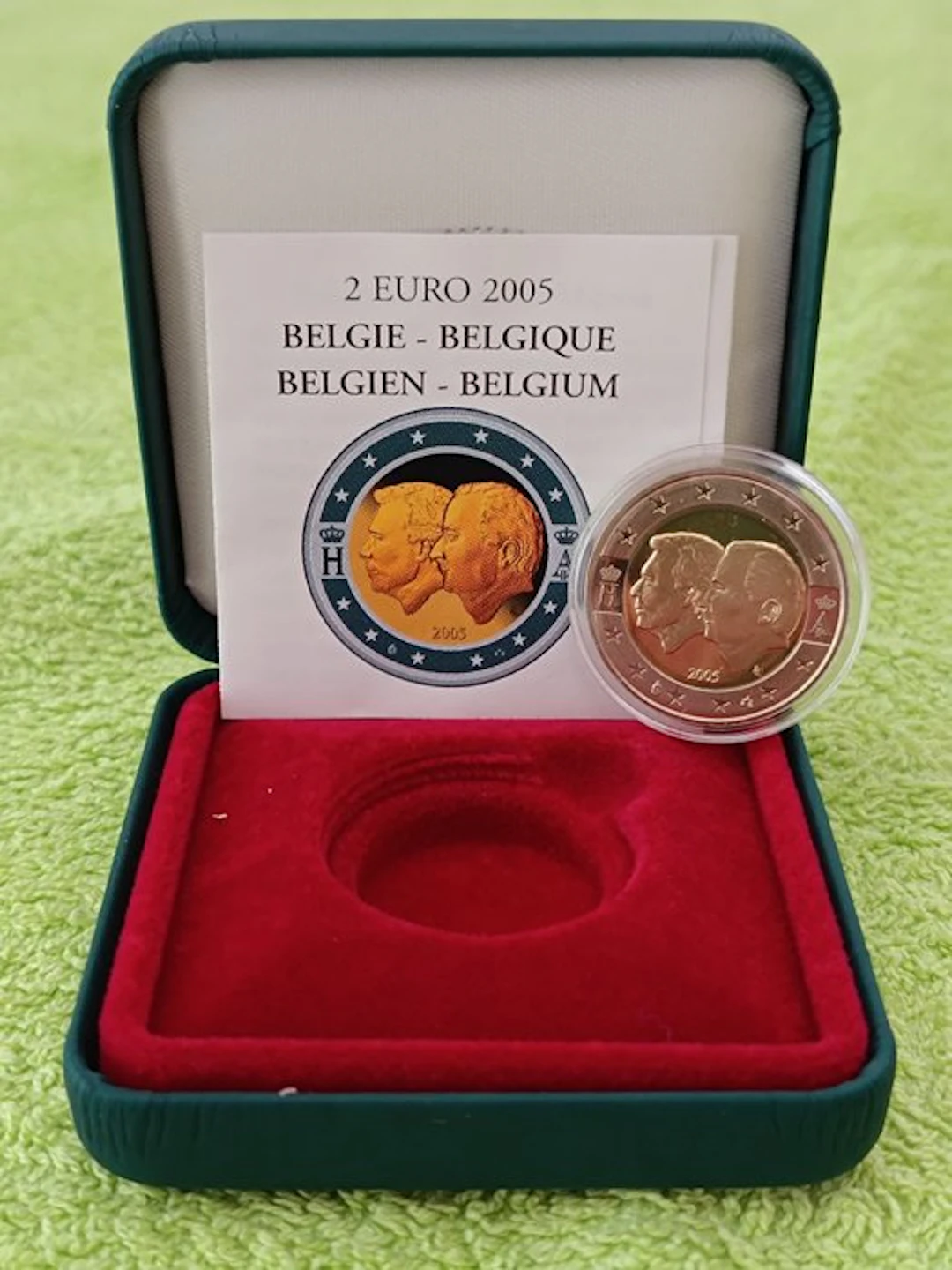 Belgium. 2 Euro 2005 "Economische Unie" Proof