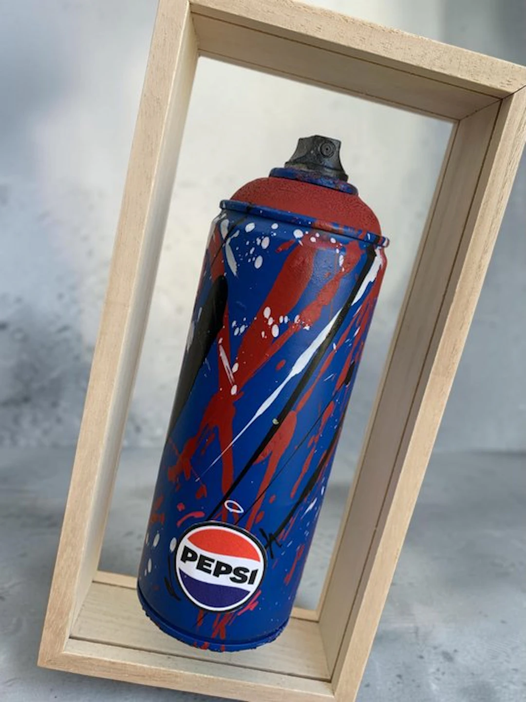 WASE - Figurine - SPRAY CUSTOM PEPSI COLA POP ART - Metal