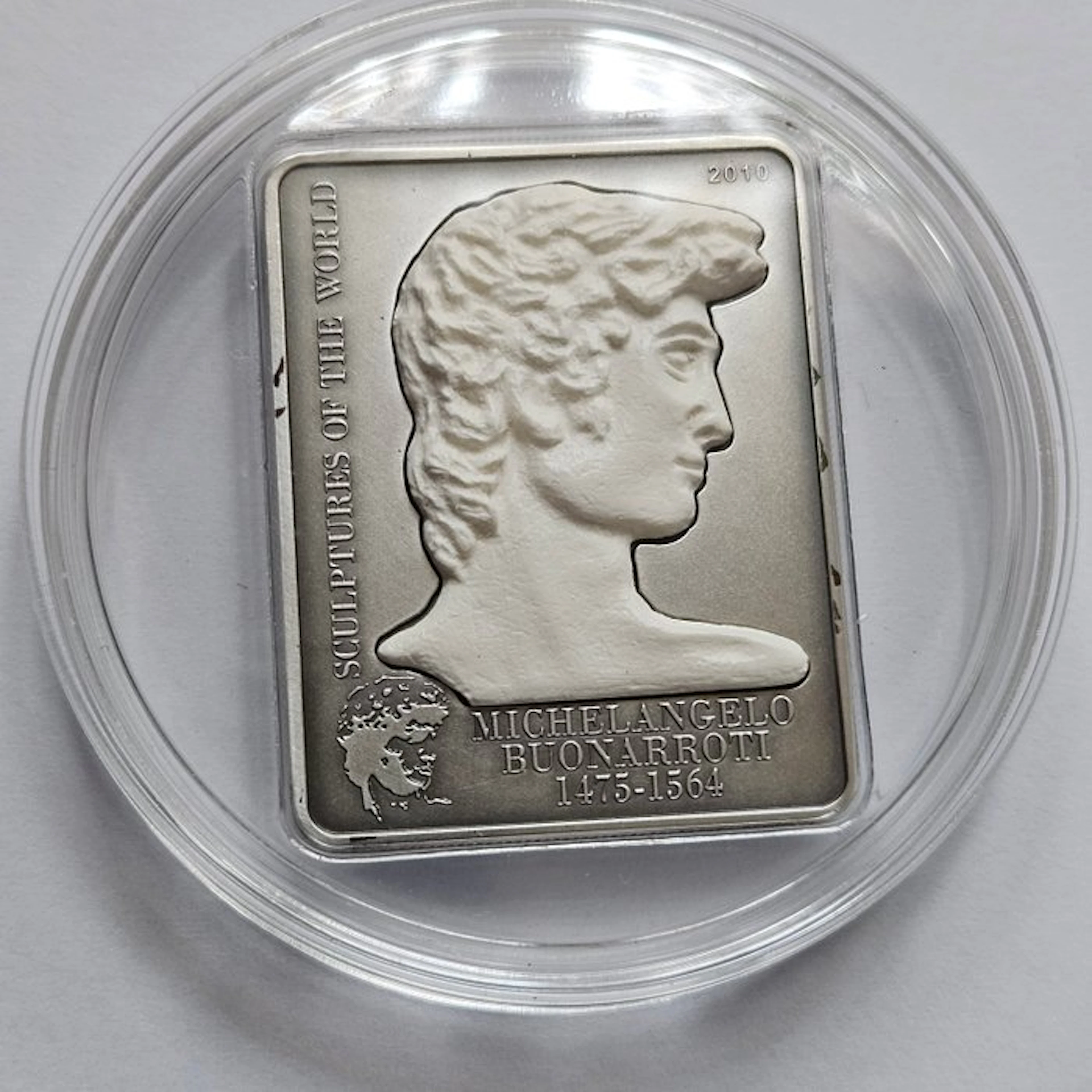 Cook Islands. 5 Dollars 2010, Michel Angelo, Antique finish (No reserve price)