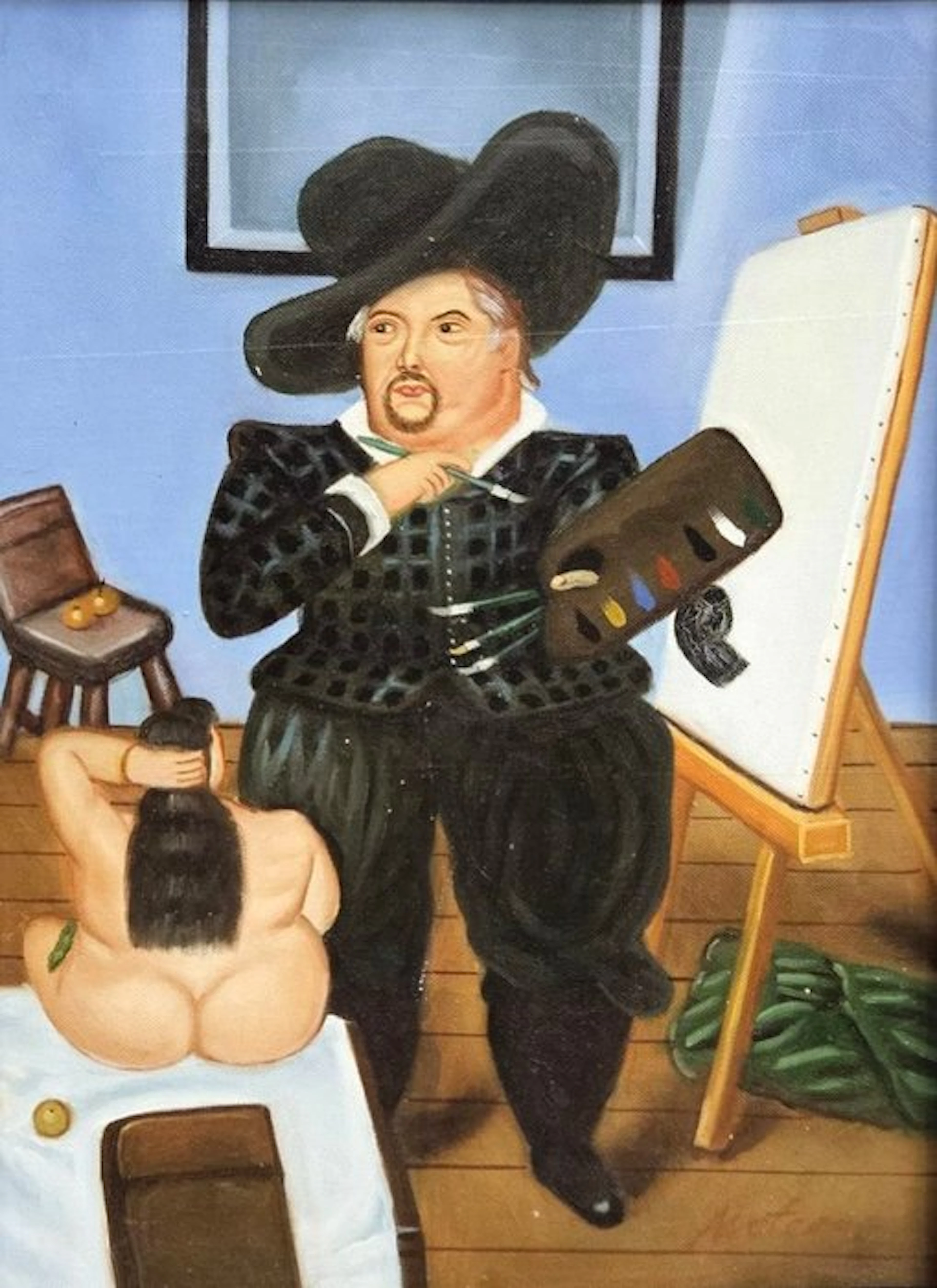 Scuola europea (XX), da Botero - Il pittore