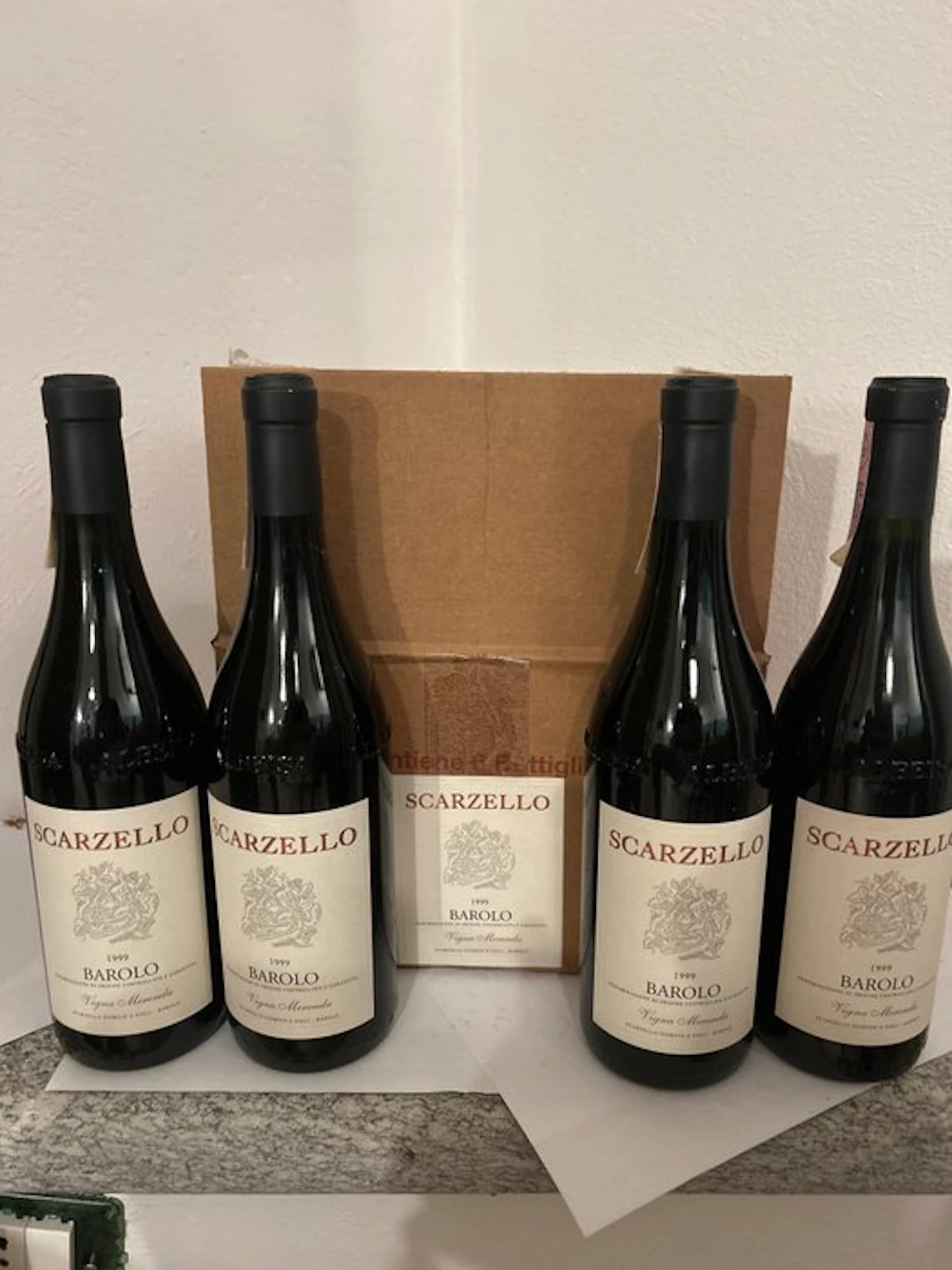 1999 Scarzewllo, Vigna Merenda - Barolo - 4 Bottles (0.75L)