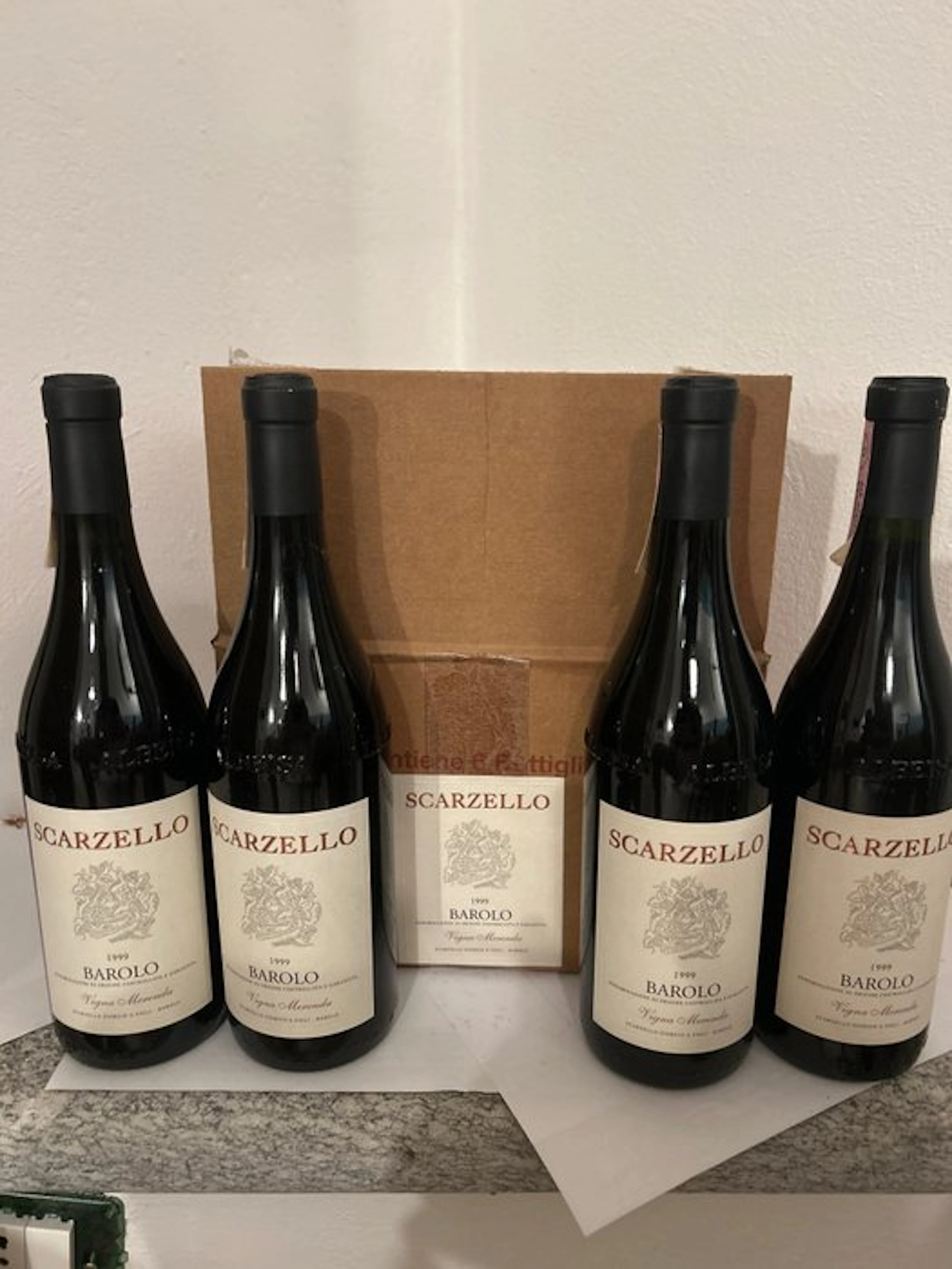 1999 Scarzewllo, Vigna Merenda - Barolo - 4 Bottles (0.75L)