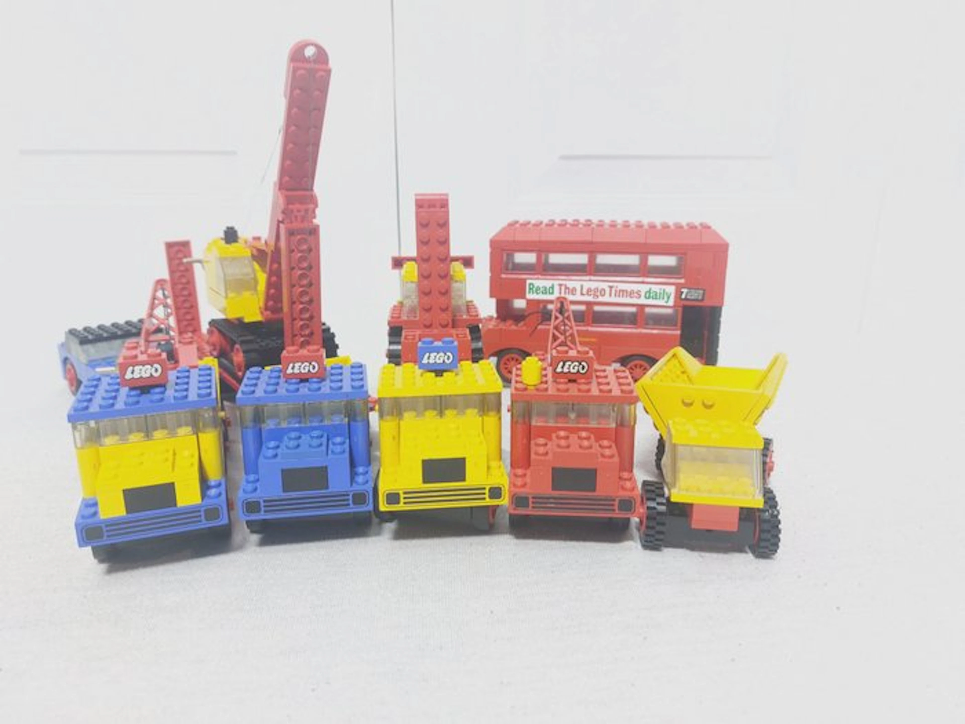 LEGO Set - Legoland - 382, 383, 384, 372, 376, 662 Grote voertuigen