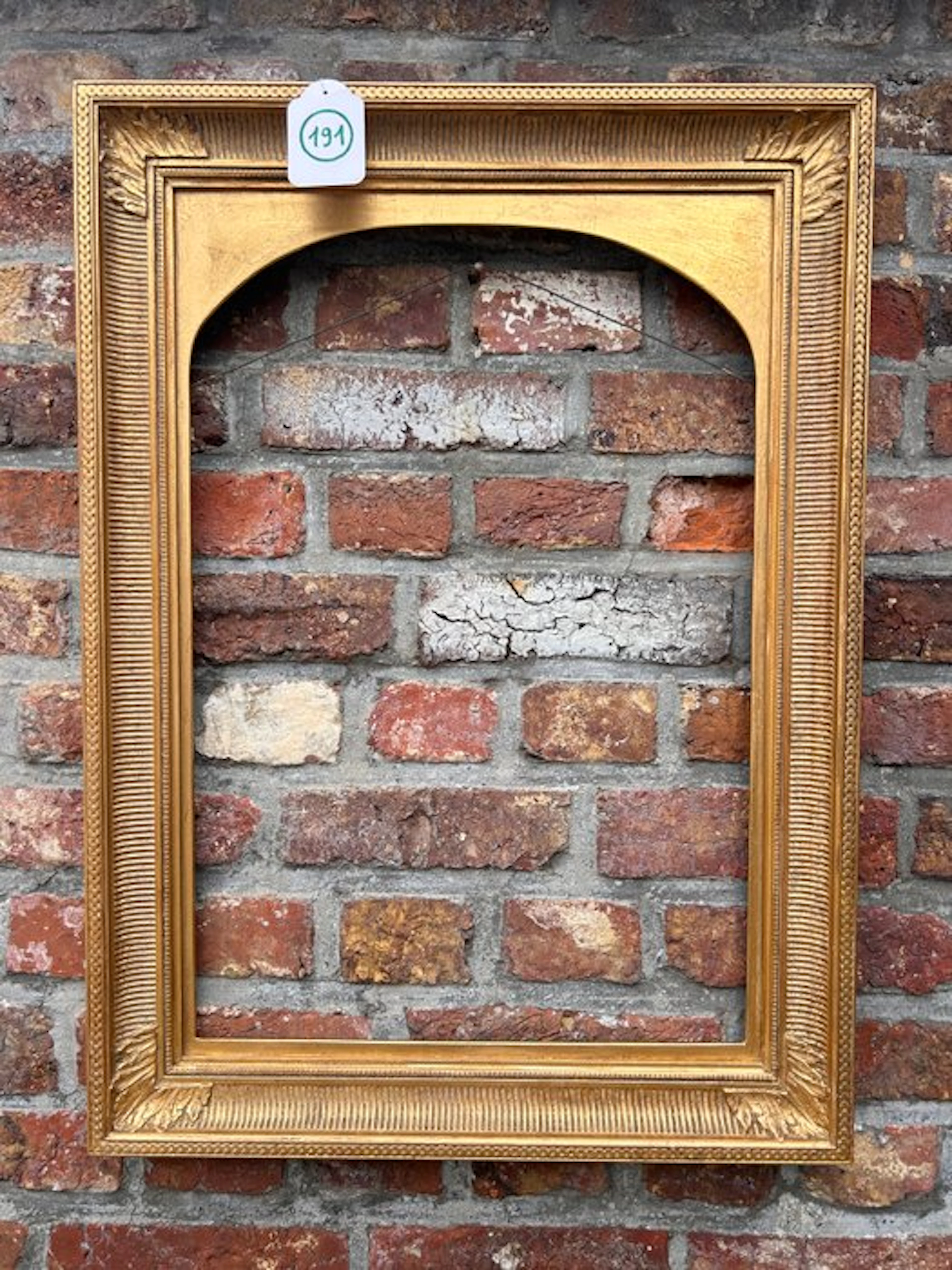 Frame - 191. Antique gold-gilded picture frame. For a 60×40 cm painting