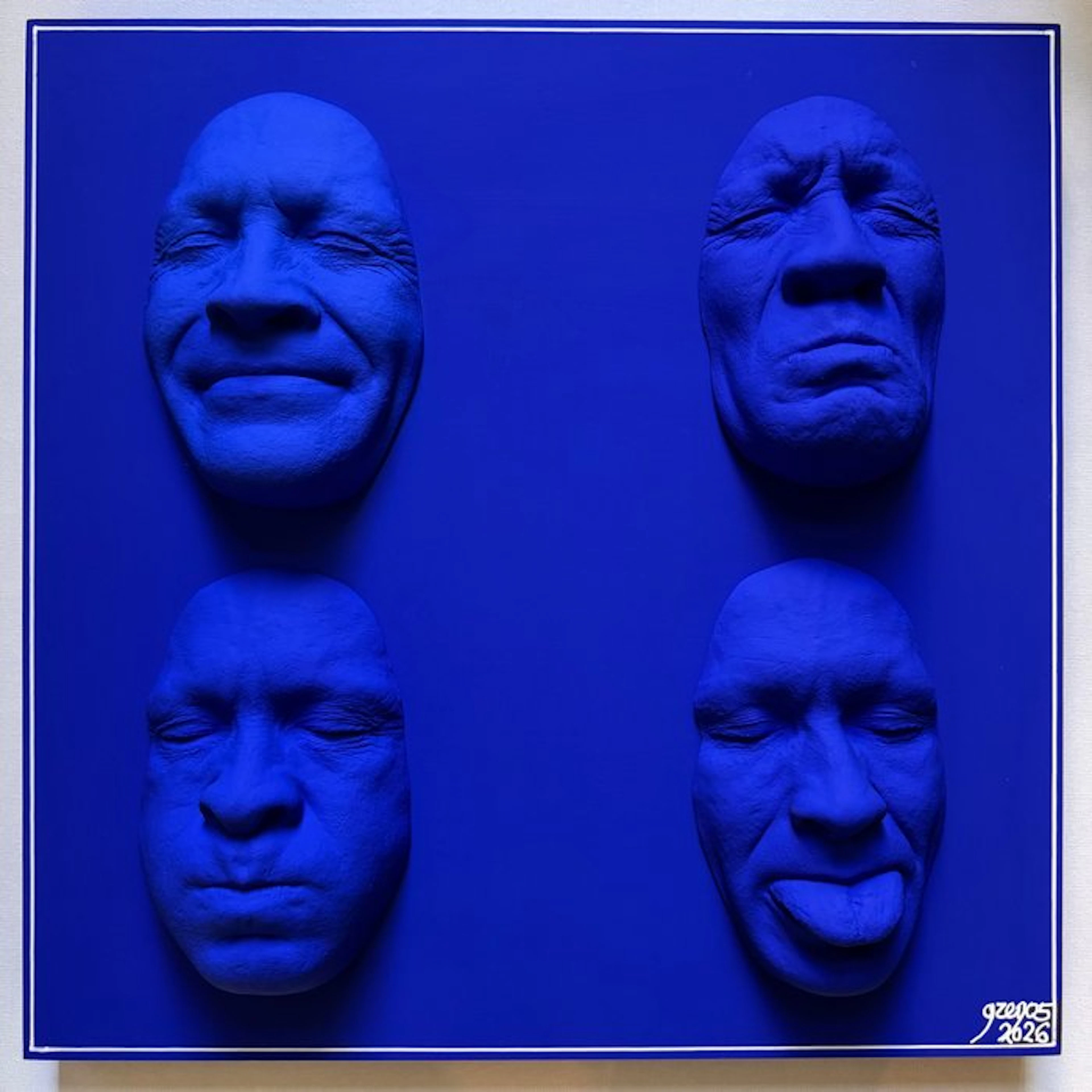 gregos - All blue moods-white line