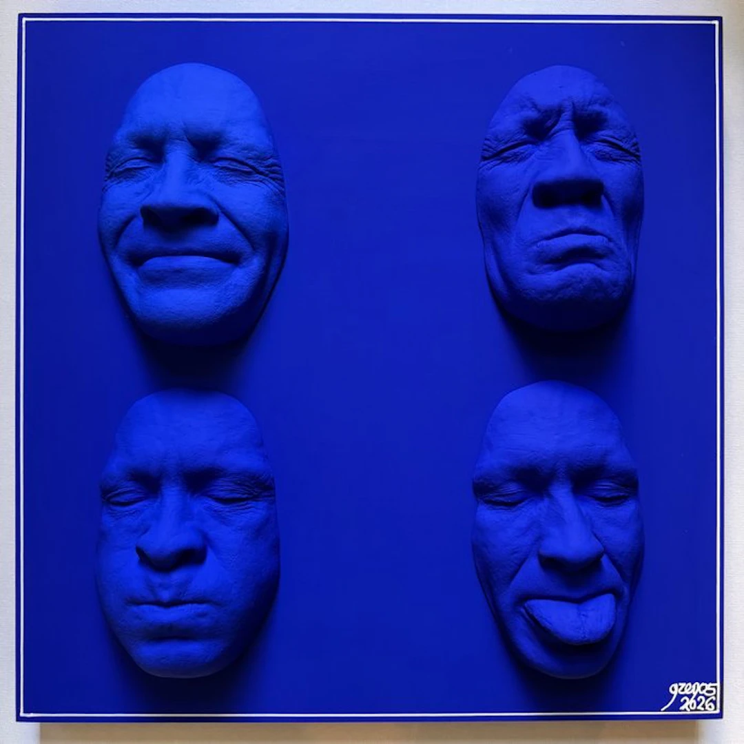 gregos - All blue moods-white line