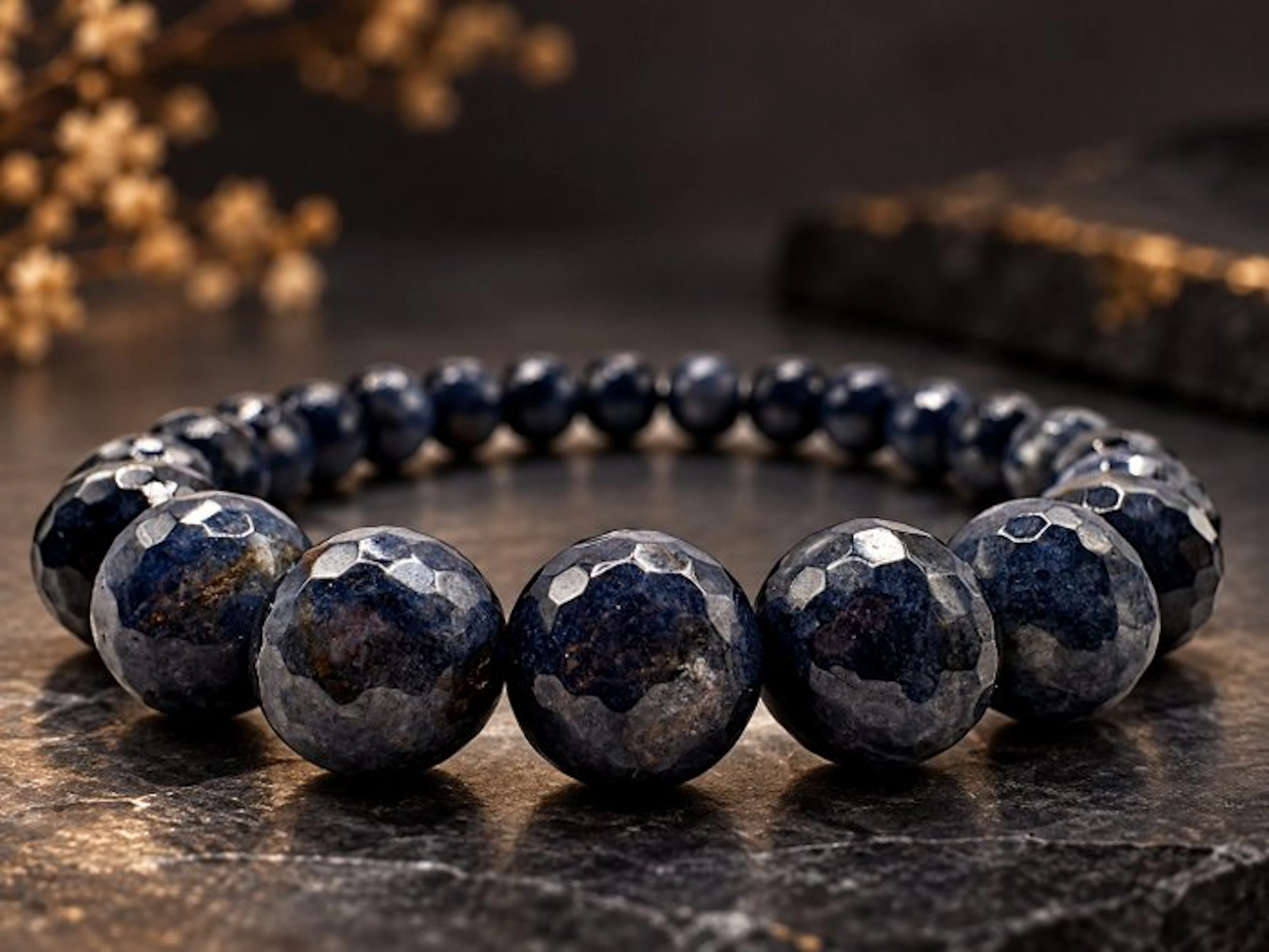 Blue Sapphire - Bracelet - Myanmar faceted stones