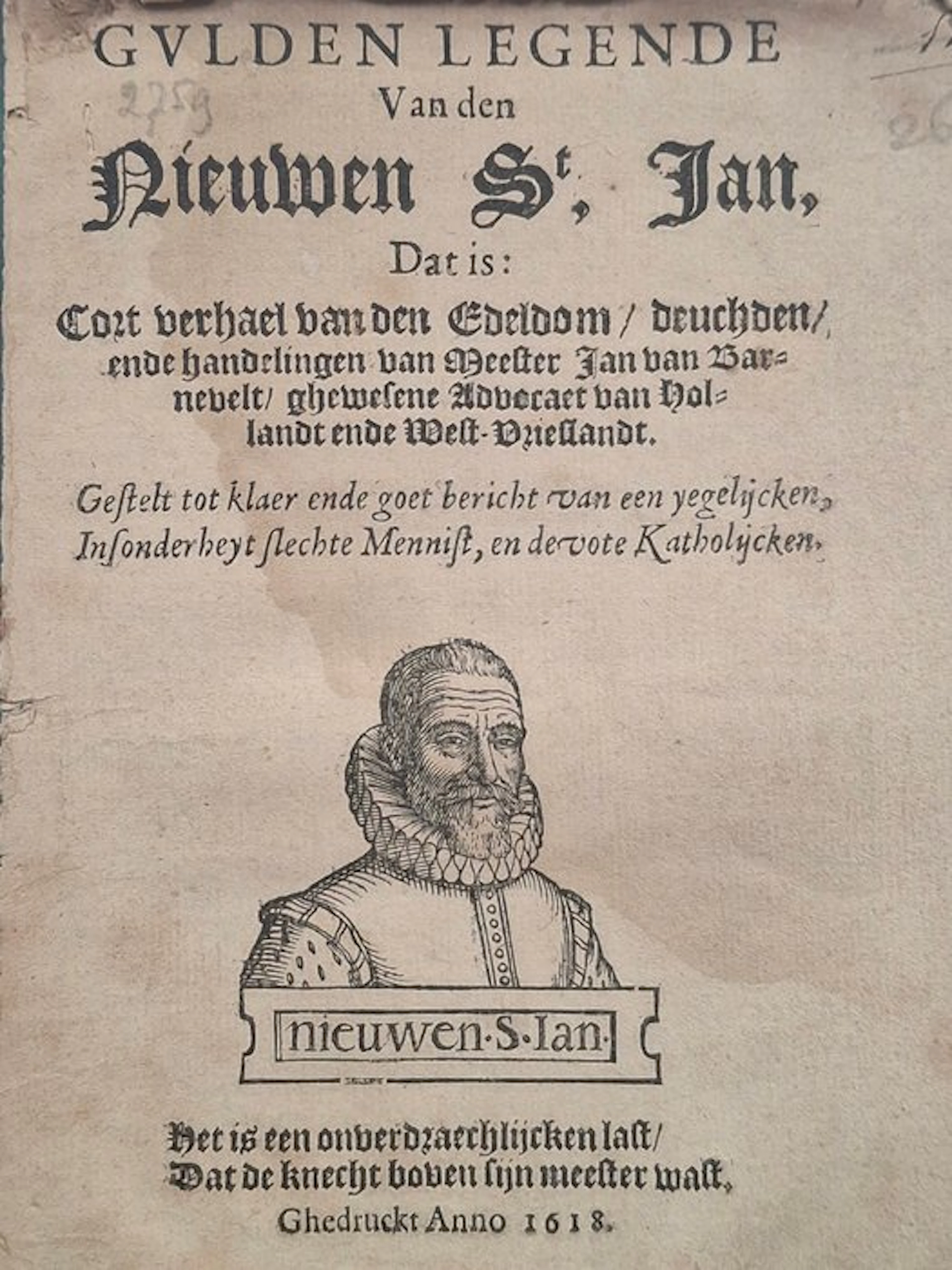 [verboden geschrift] - Johan van Oldenbarnevelt - Gulden...