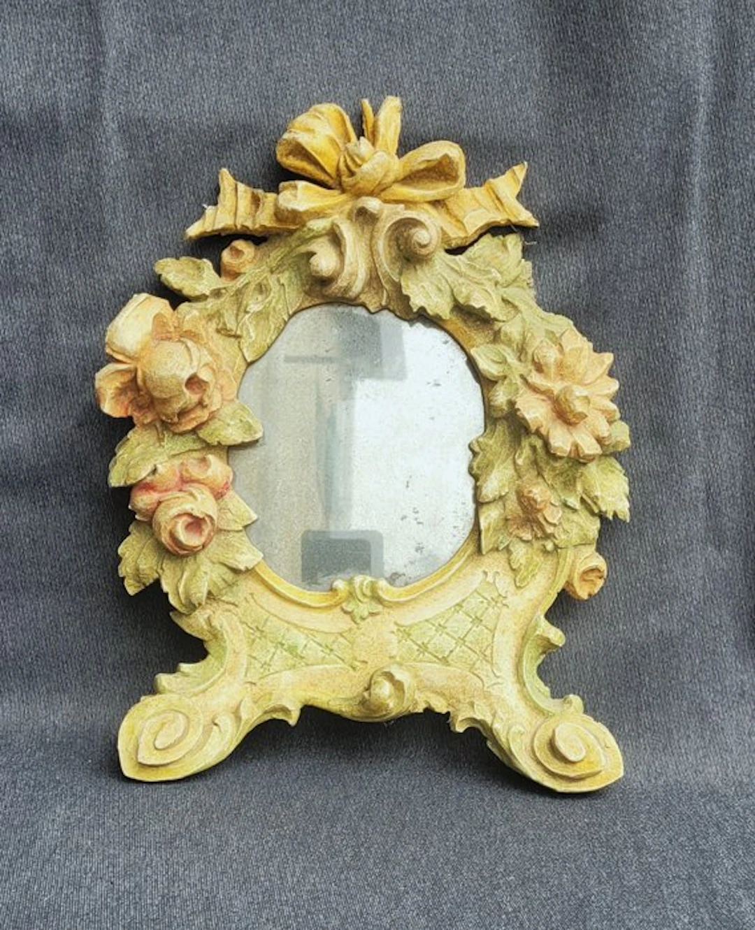 Wall mirror - Wood, Plaster