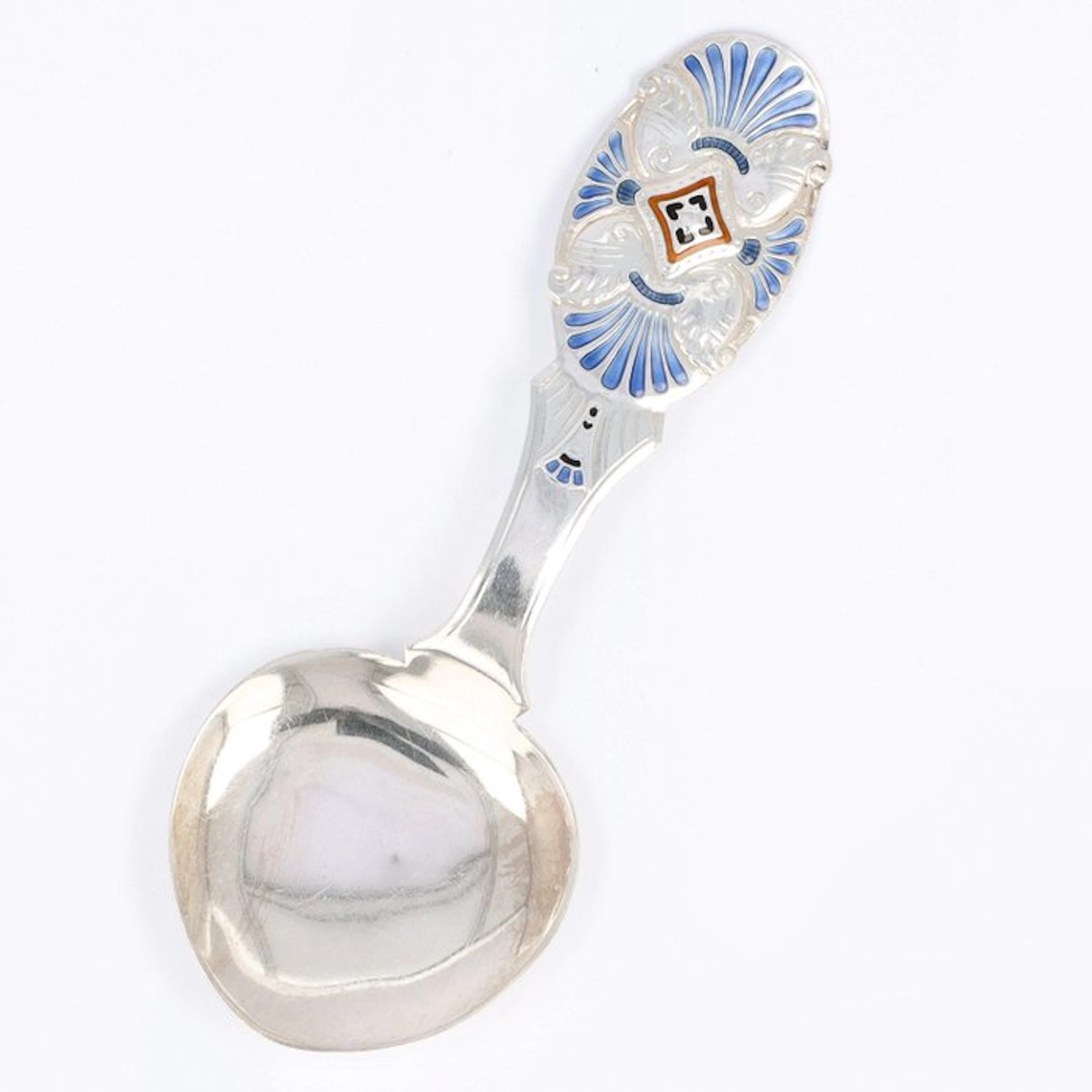 NO RESERVE - David Andersen - Jugendstil - Spoon - .925 silver