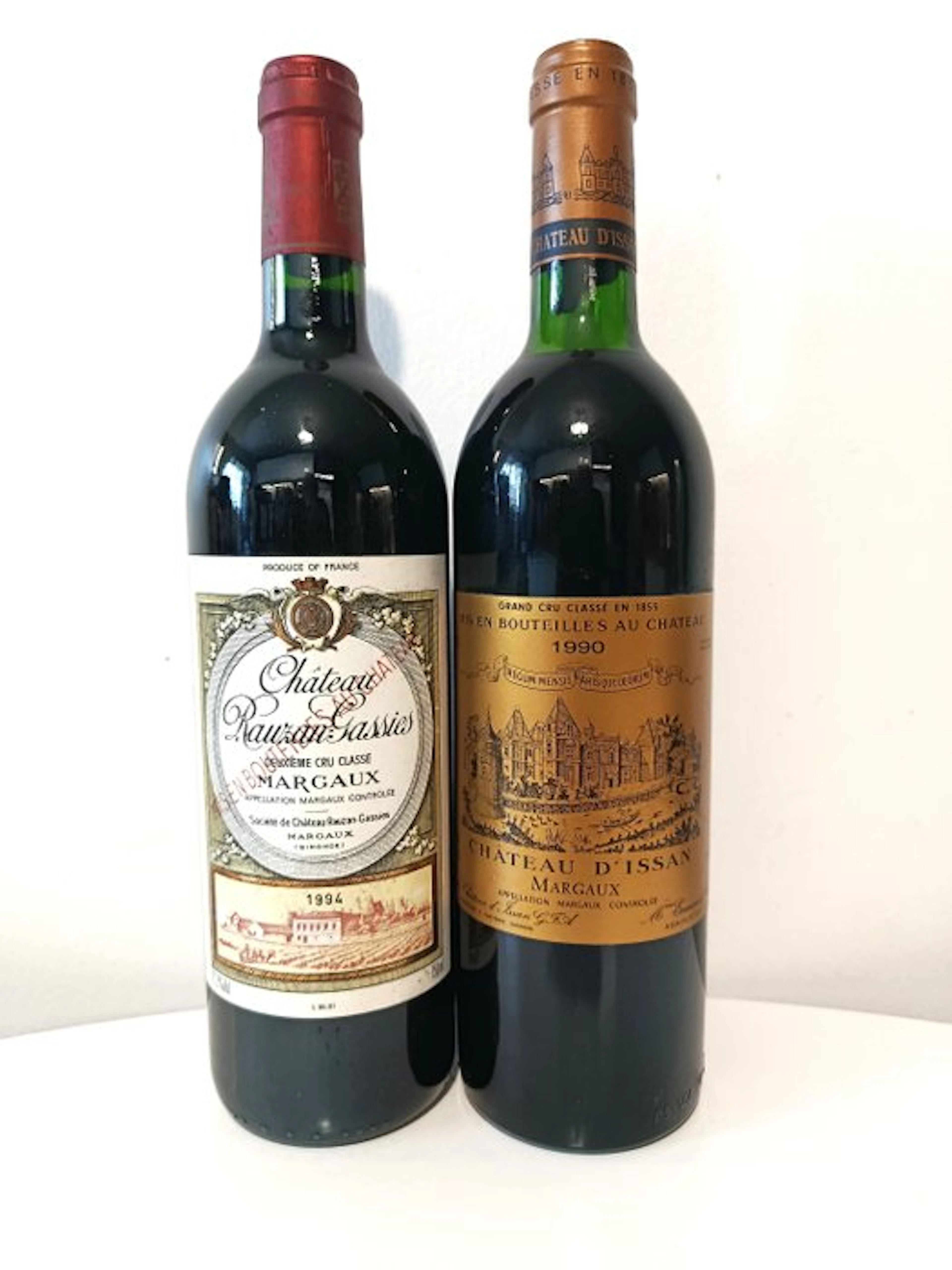 1990 Chateau d'Issan & 1994 Château Rauzan-Gassies - Margaux Grand Cru Classé